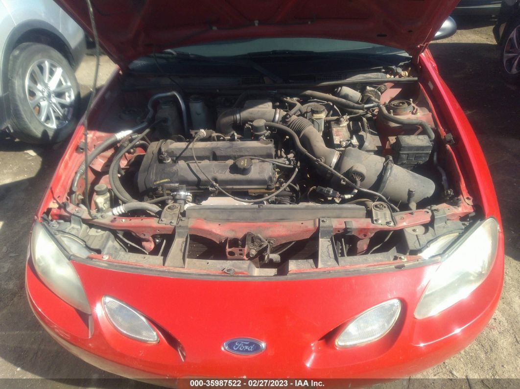 2001 Ford Escort Zx2 Red vin: 3FAFP11301R153814