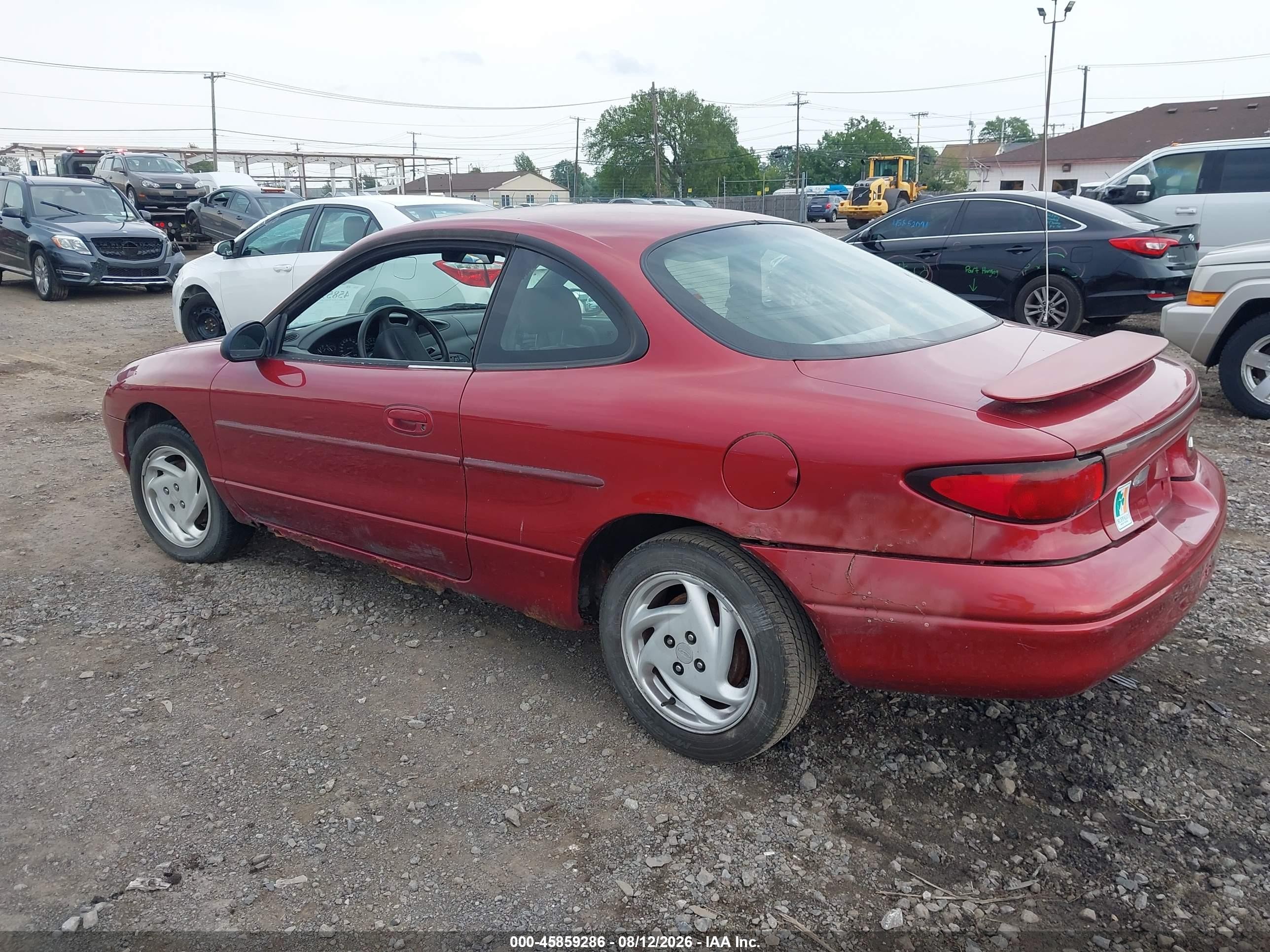 2002 Ford Escort Zx2 Deluxe/zx2 Premium/zx2 Standard Red vin: 3FAFP11302R227265