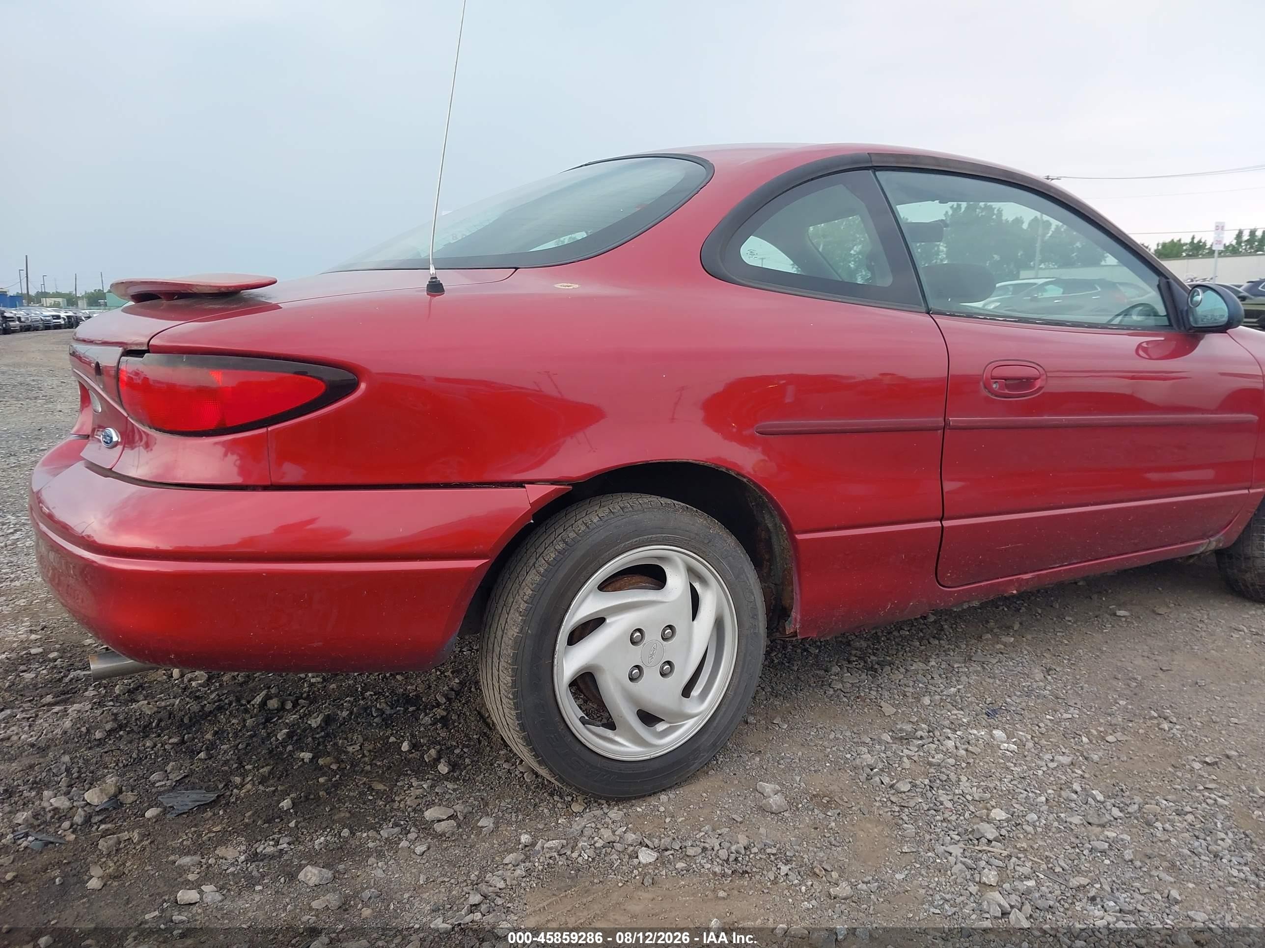 2002 Ford Escort Zx2 Deluxe/zx2 Premium/zx2 Standard Red vin: 3FAFP11302R227265