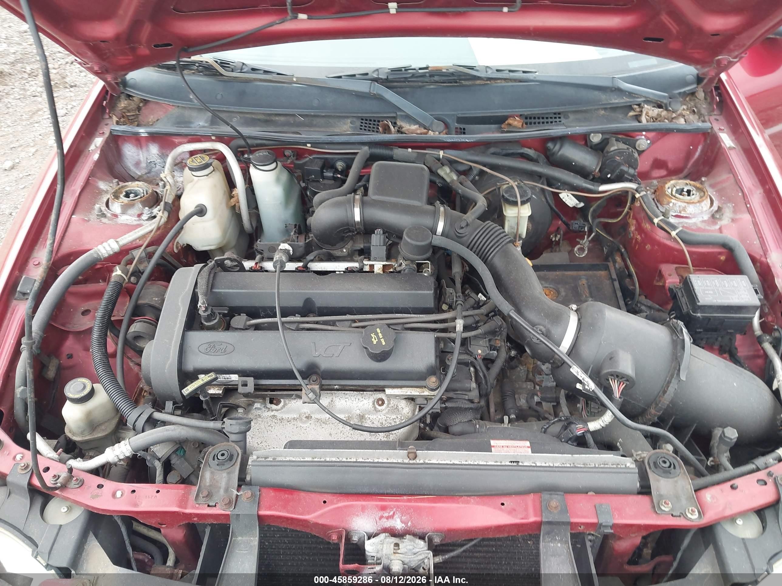 2002 Ford Escort Zx2 Deluxe/zx2 Premium/zx2 Standard Red vin: 3FAFP11302R227265