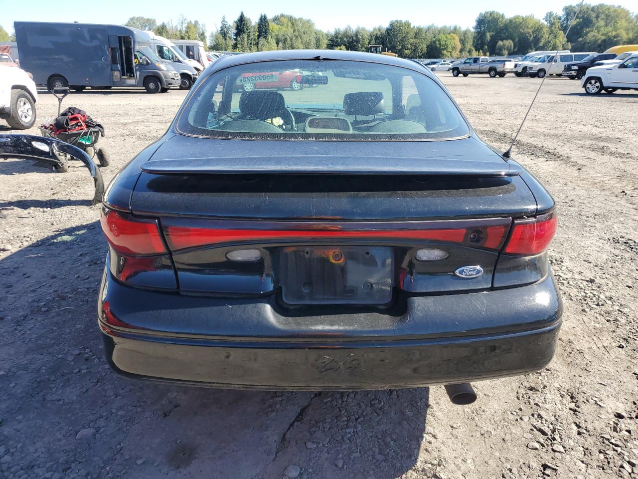 2001 Ford Escort Zx2 Black vin: 3FAFP11321R158030