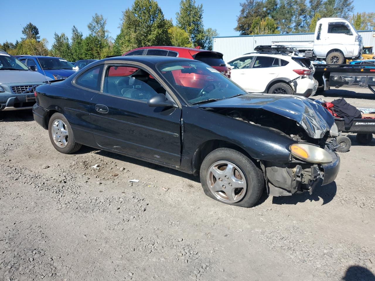 2001 Ford Escort Zx2 Black vin: 3FAFP11321R158030