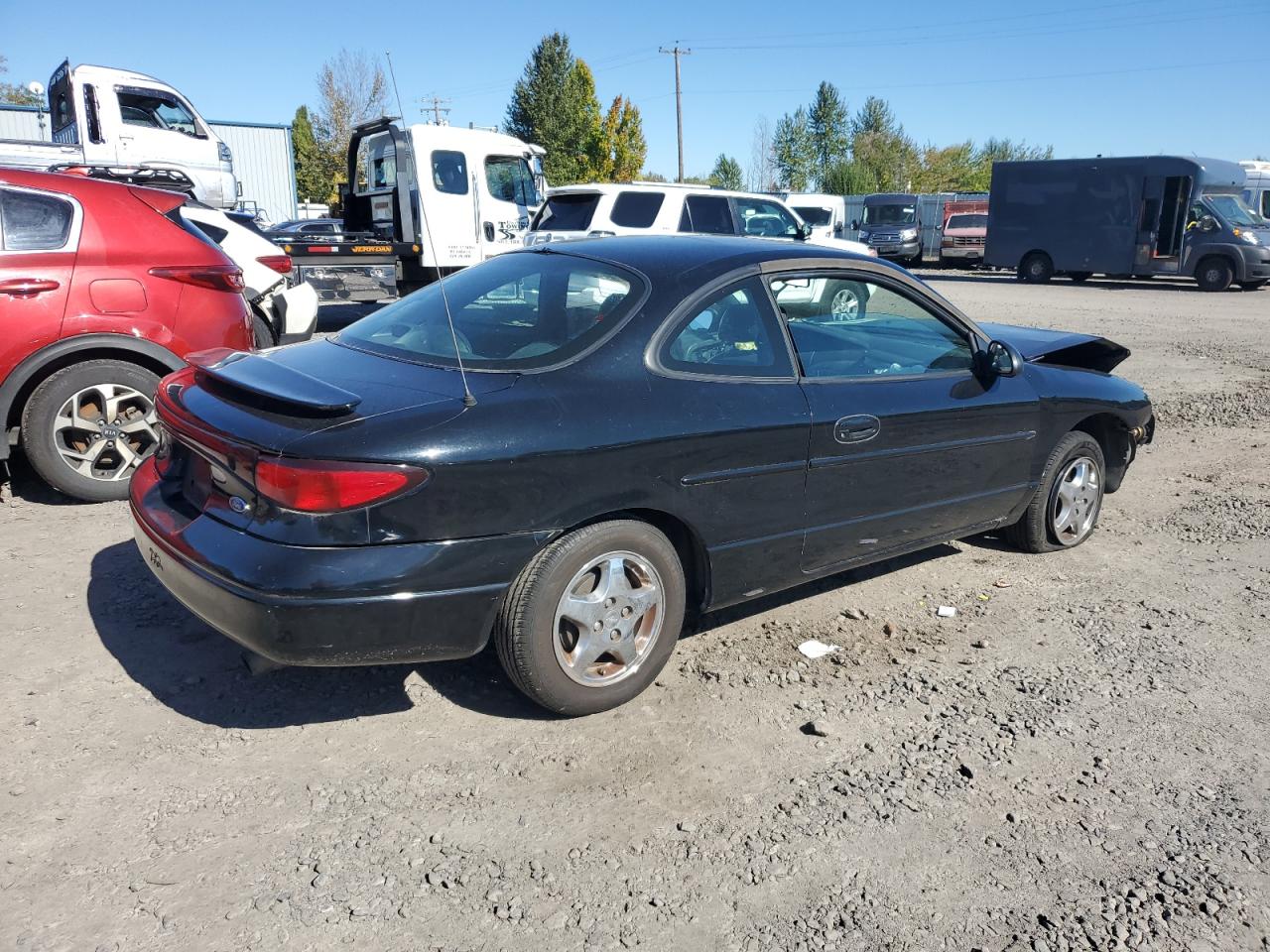 2001 Ford Escort Zx2 Black vin: 3FAFP11321R158030