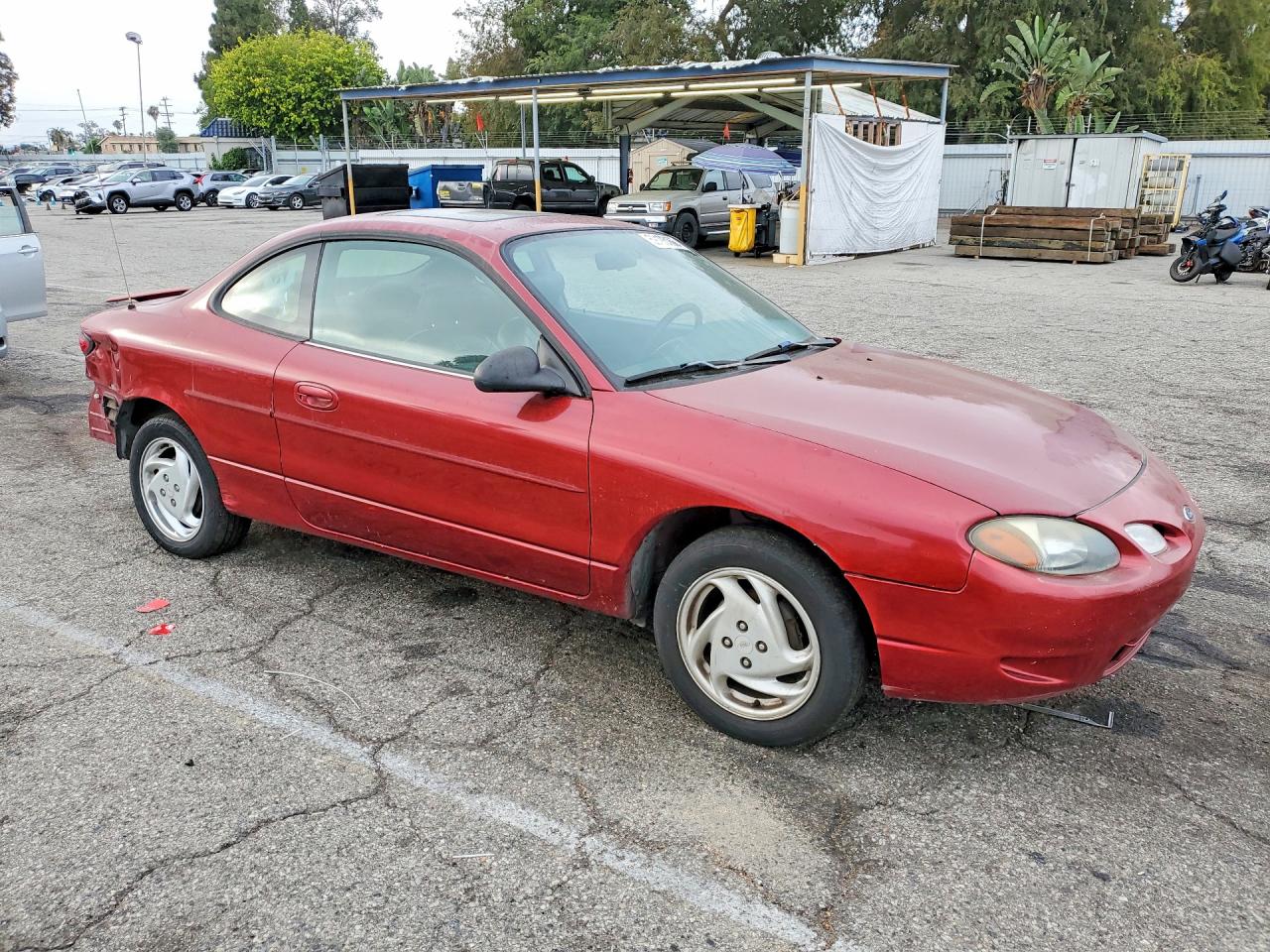 2002 Ford Escort Zx2 Red vin: 3FAFP11322R113297