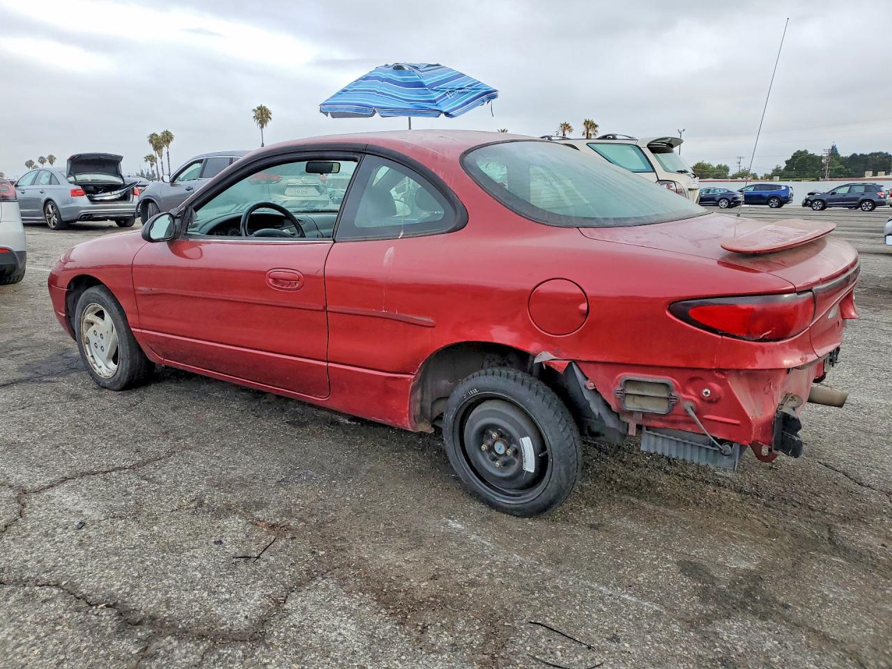 2002 Ford Escort Zx2 Red vin: 3FAFP11322R113297