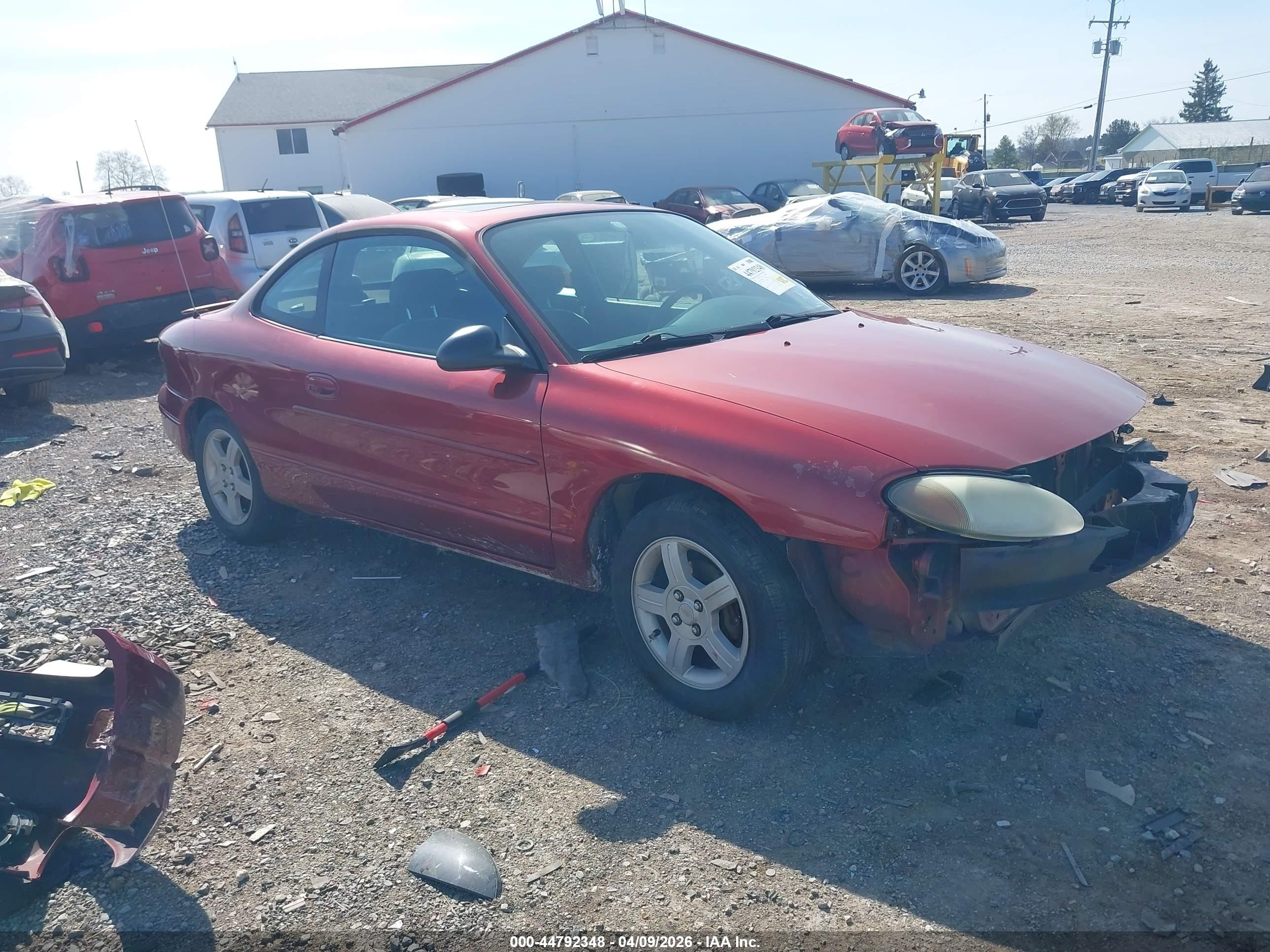 2003 Ford Zx2   Red vin: 3FAFP11333R102231