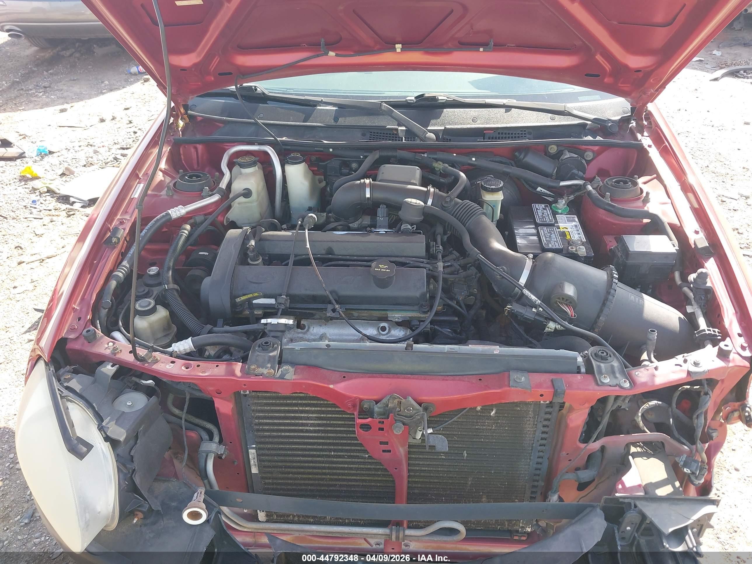 2003 Ford Zx2   Red vin: 3FAFP11333R102231