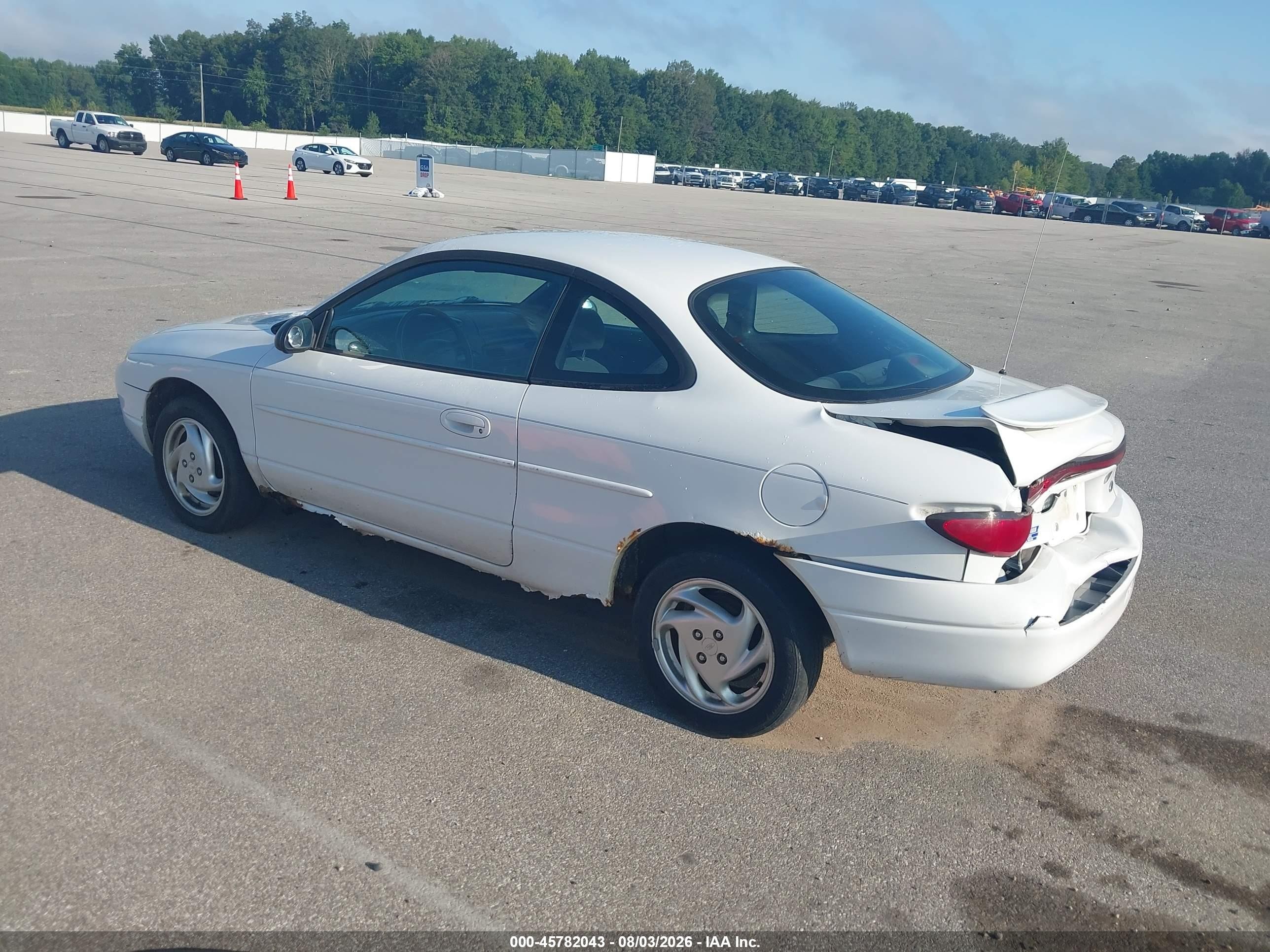 2001 Ford Escort Zx2 White vin: 3FAFP11351R142632