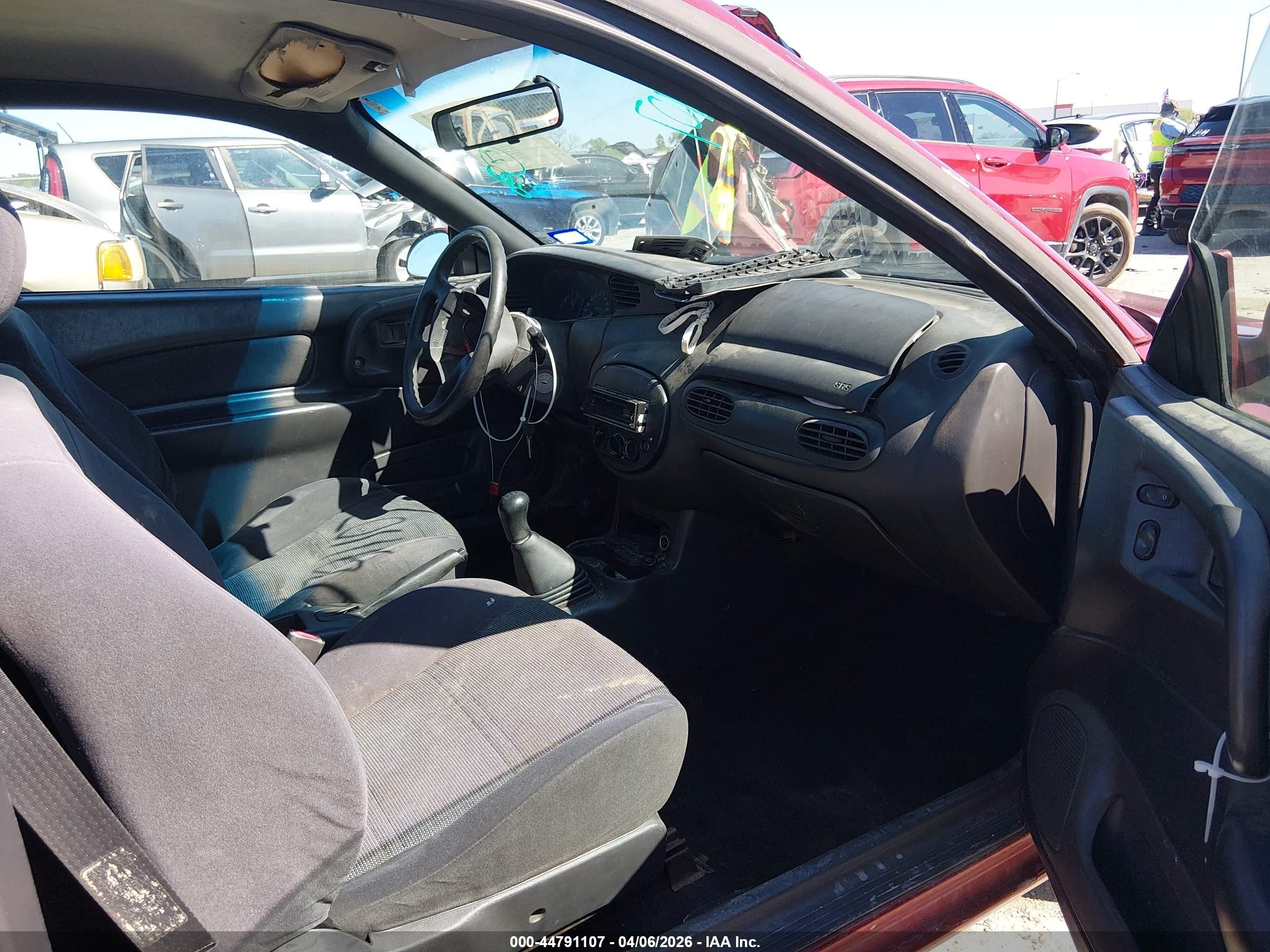 2001 Ford Escort Zx2 Red vin: 3FAFP11351R157843