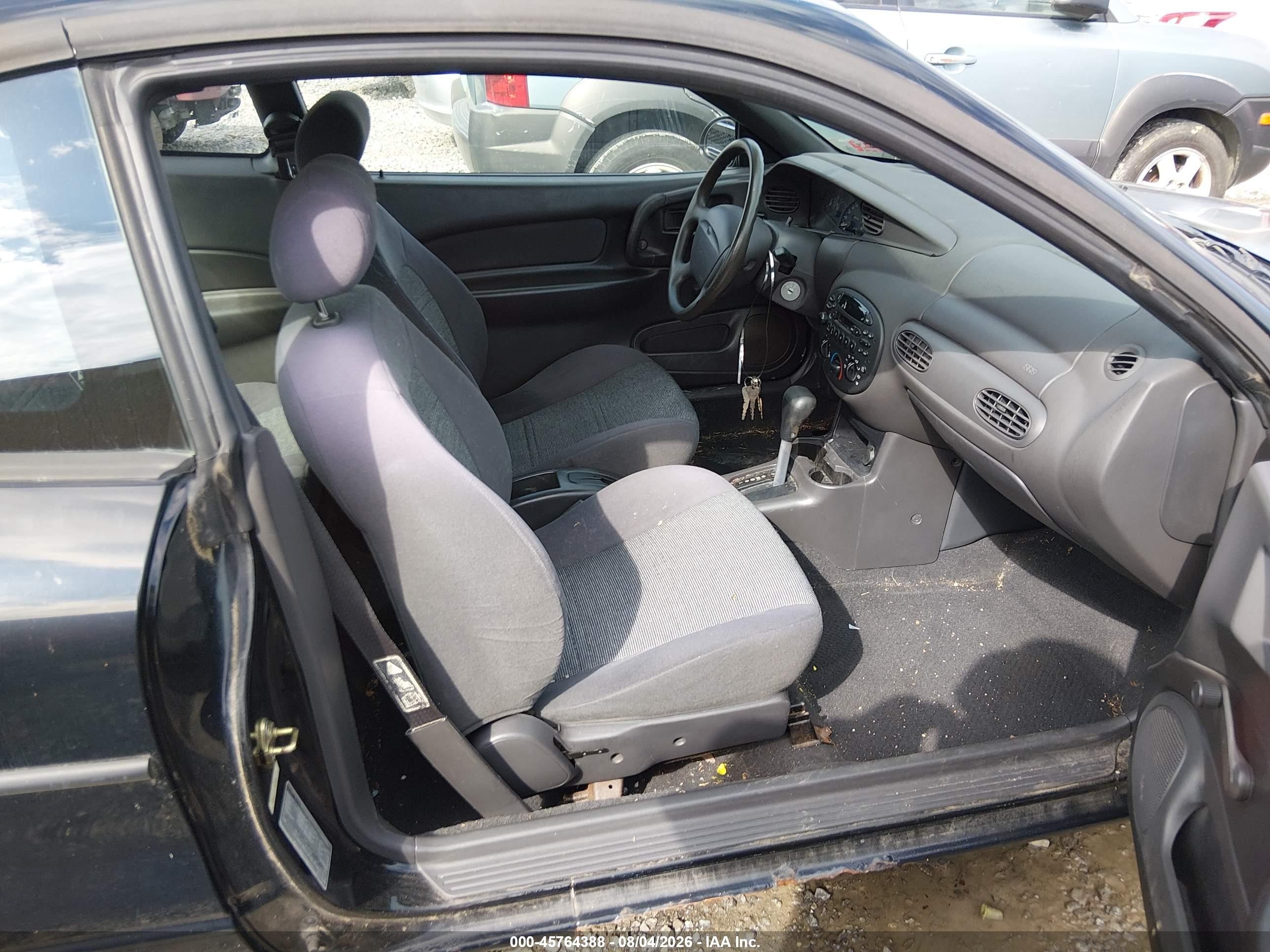 2001 Ford Escort Zx2 Black vin: 3FAFP11351R162833