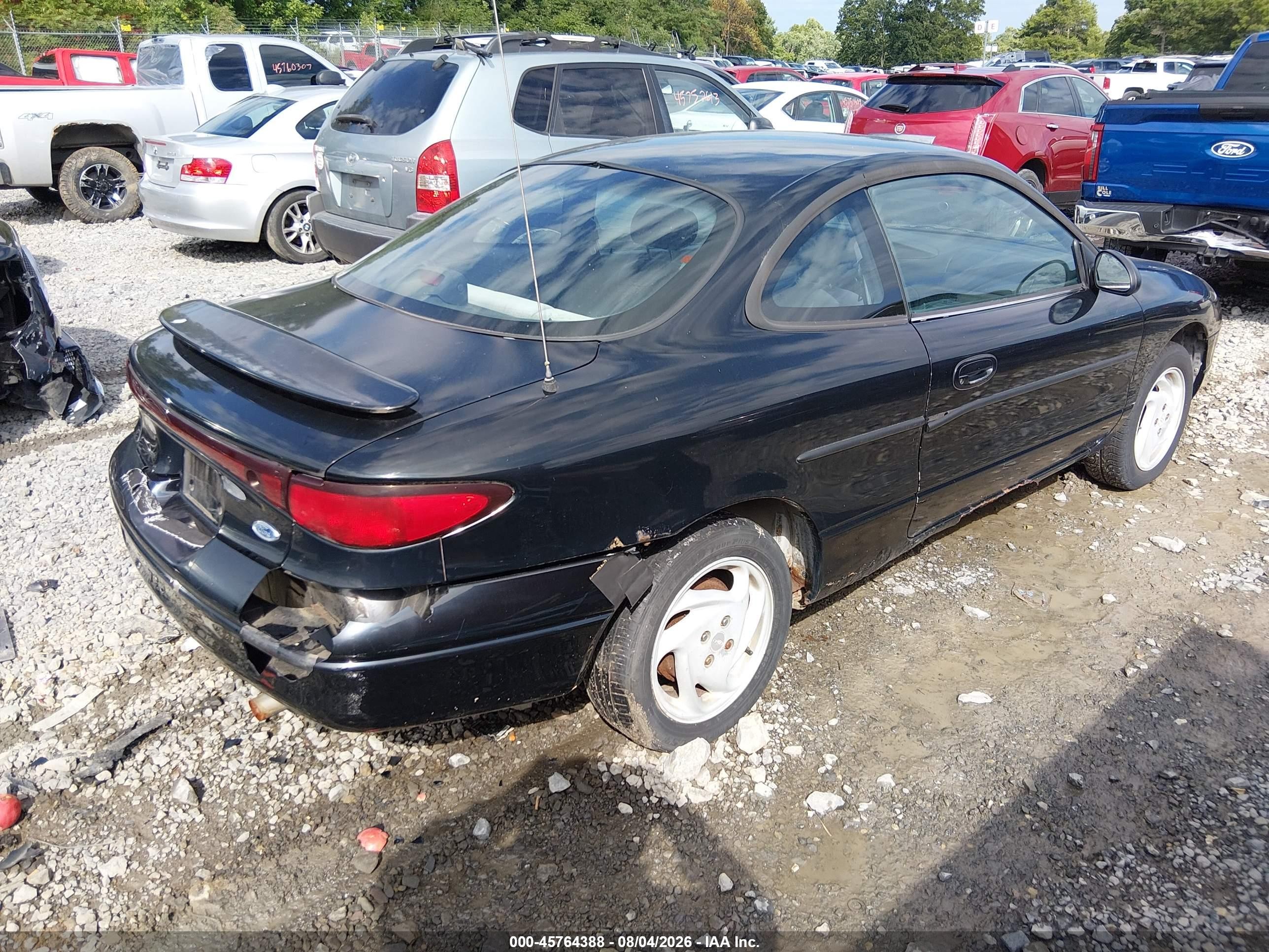 2001 Ford Escort Zx2 Black vin: 3FAFP11351R162833