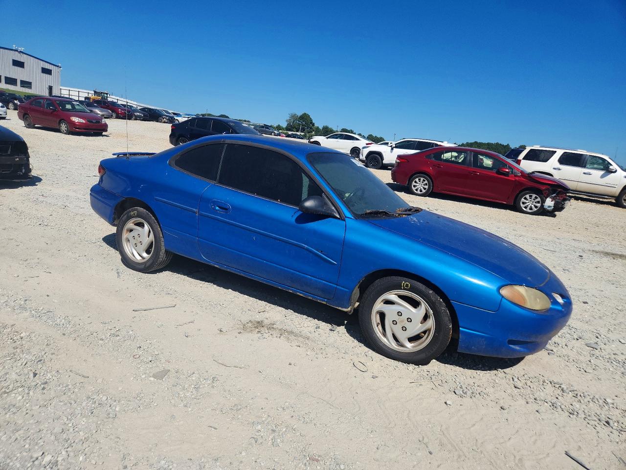 2002 Ford Escort Zx2 Blue vin: 3FAFP11362R132788