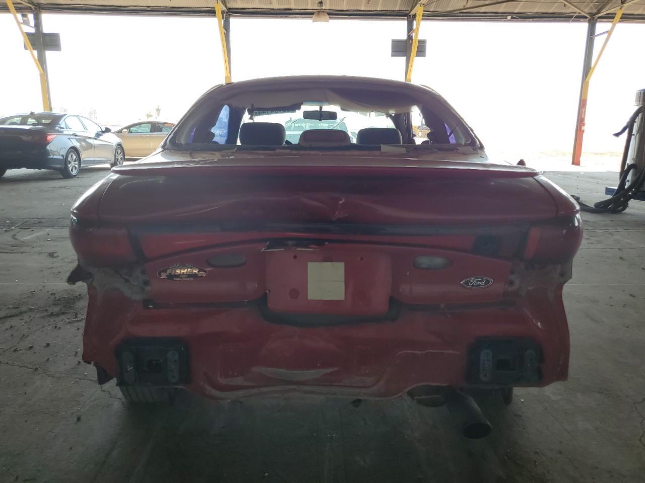 2003 Ford Escort Zx2 Red vin: 3FAFP11363R110999