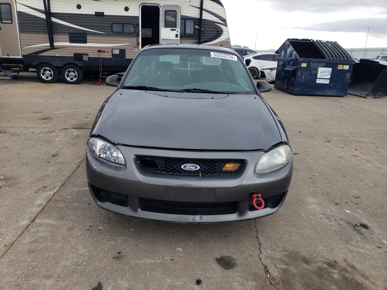 2003 Ford Escort Zx2 Gray vin: 3FAFP11363R116298