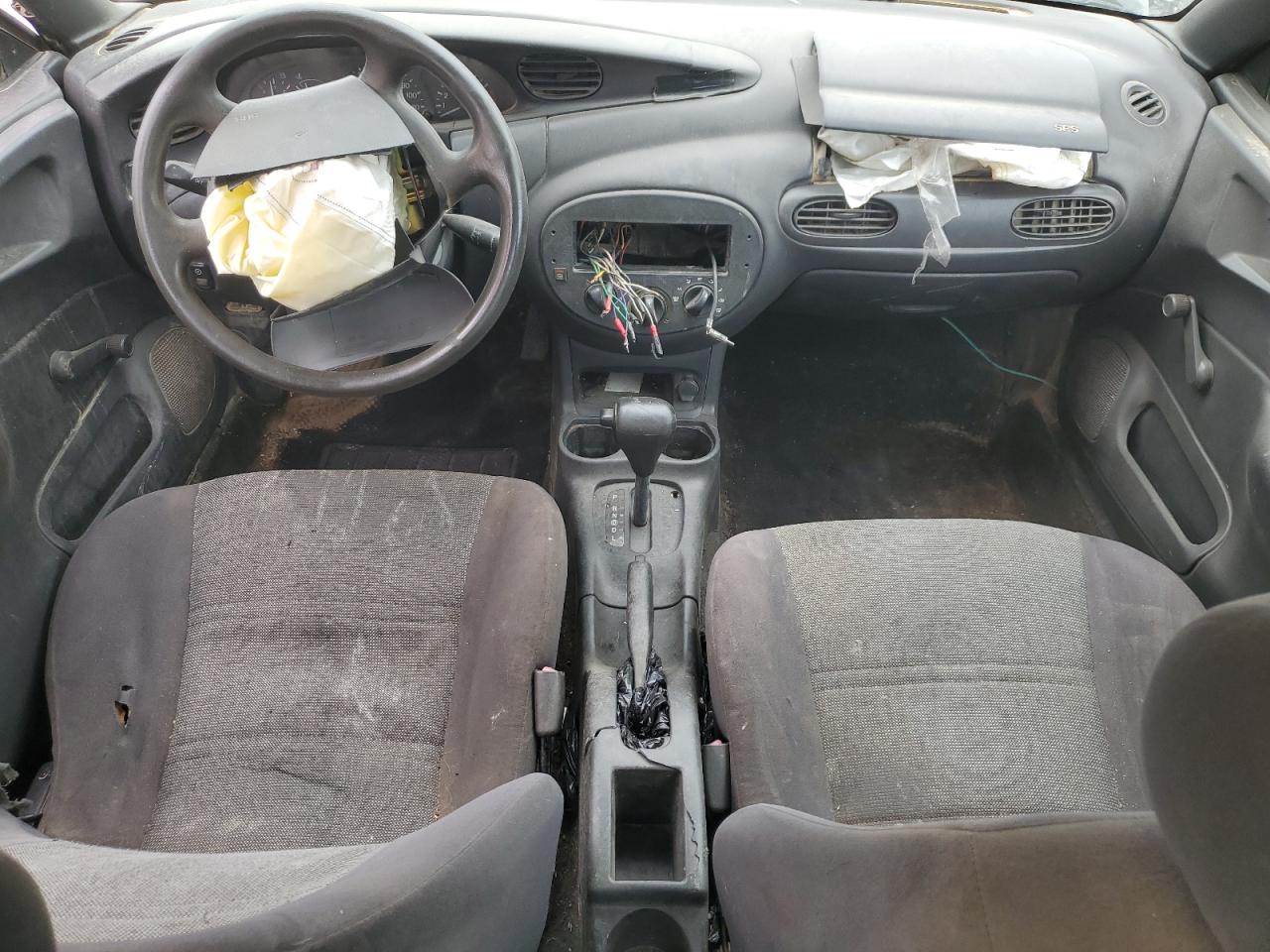 2002 Ford Escort Zx2 Black vin: 3FAFP11372R156517