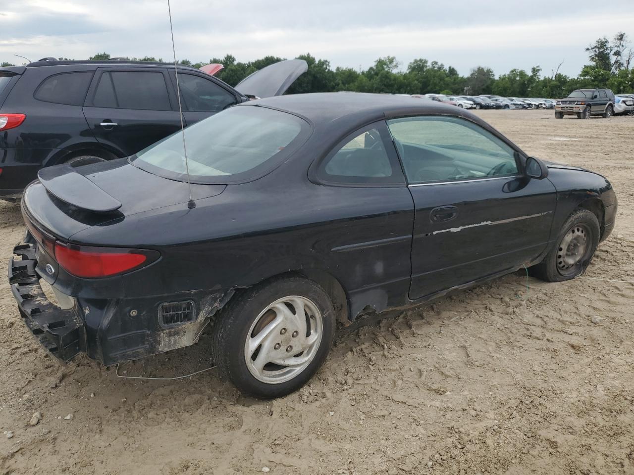 2002 Ford Escort Zx2 Black vin: 3FAFP11372R156517