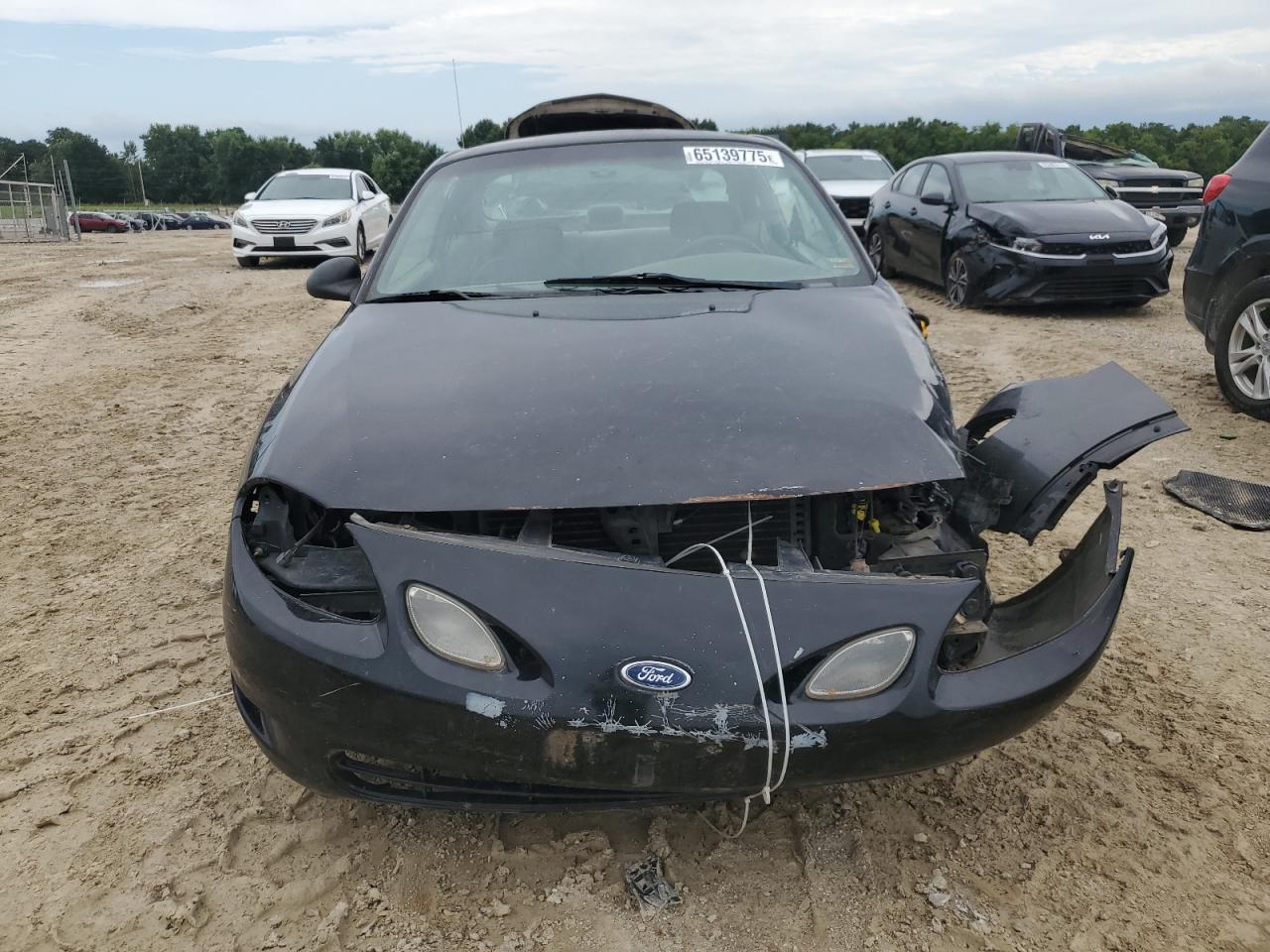 2002 Ford Escort Zx2 Black vin: 3FAFP11372R156517