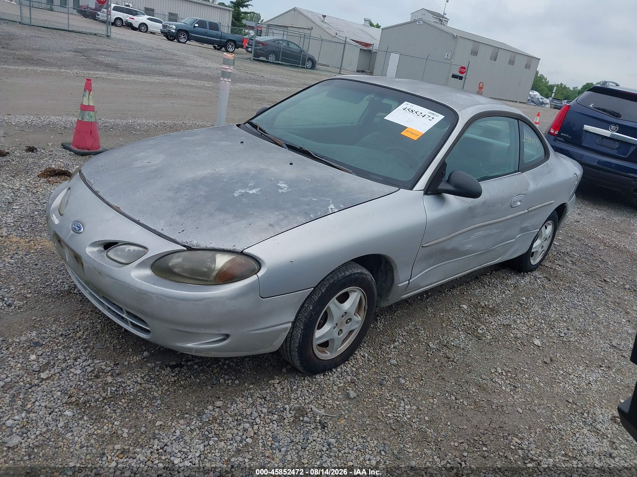 1998 Ford Escort Zx2 Cool/zx2 Hot Silver vin: 3FAFP1137WR161013