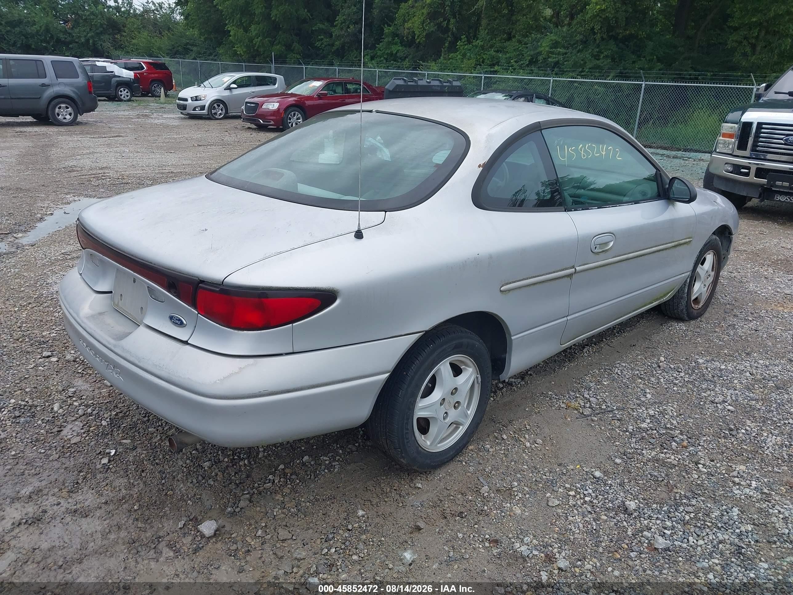 1998 Ford Escort Zx2 Cool/zx2 Hot Silver vin: 3FAFP1137WR161013