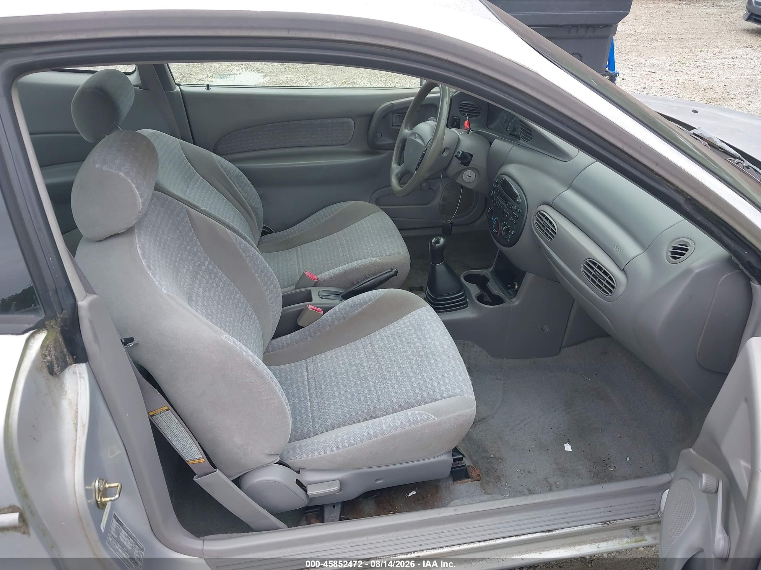 1998 Ford Escort Zx2 Cool/zx2 Hot Silver vin: 3FAFP1137WR161013