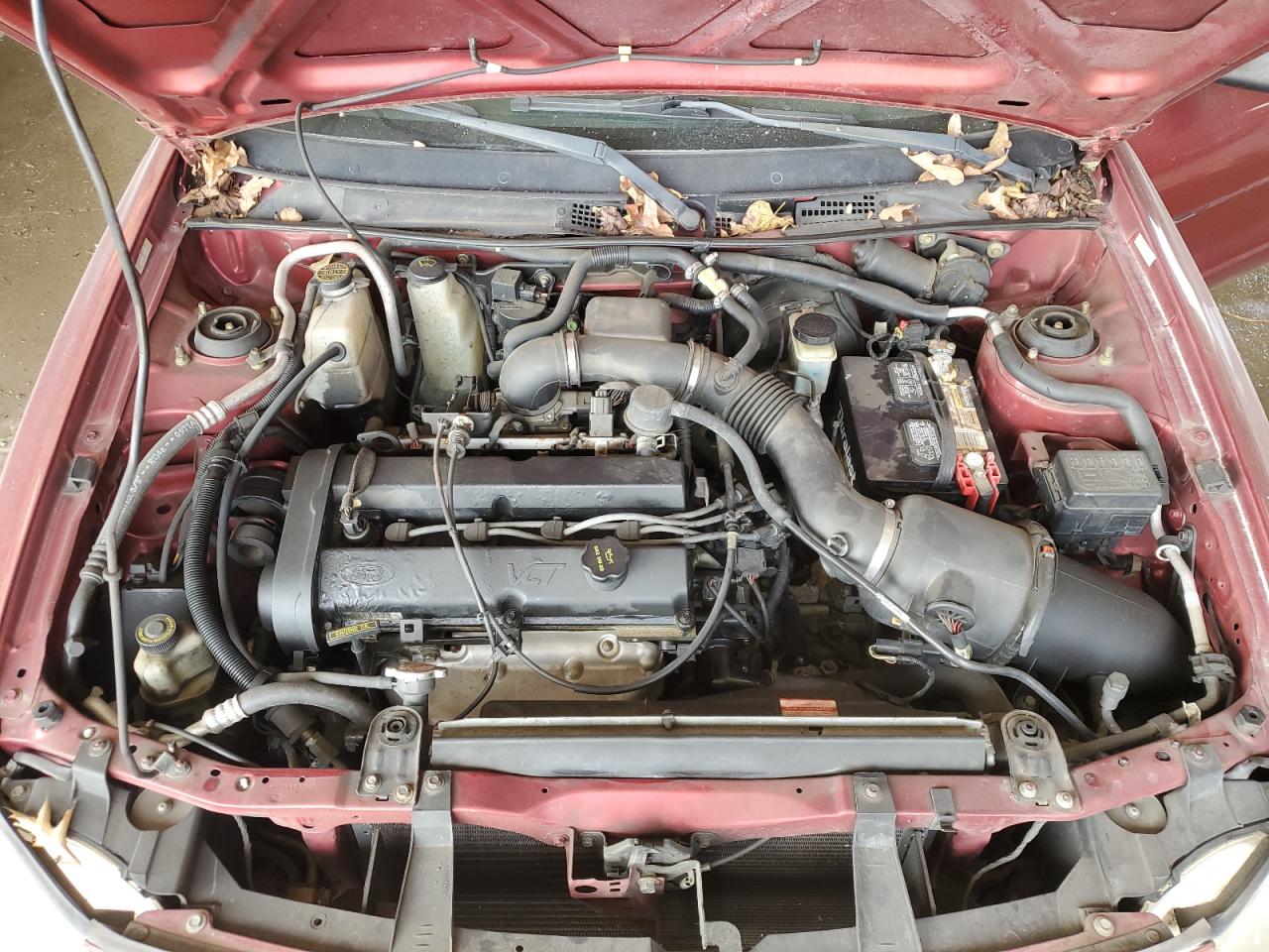 2001 Ford Escort Zx2 Maroon vin: 3FAFP11381R213144