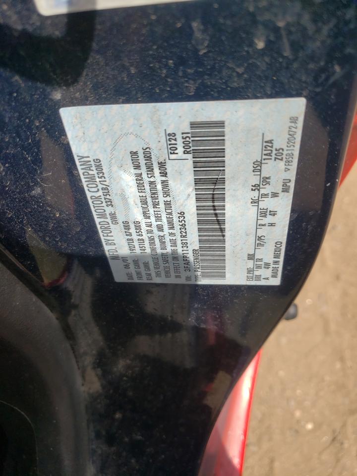 Price & History 2001 Ford Escort Zx2 2.0l 4 vin: 3FAFP11381R236536