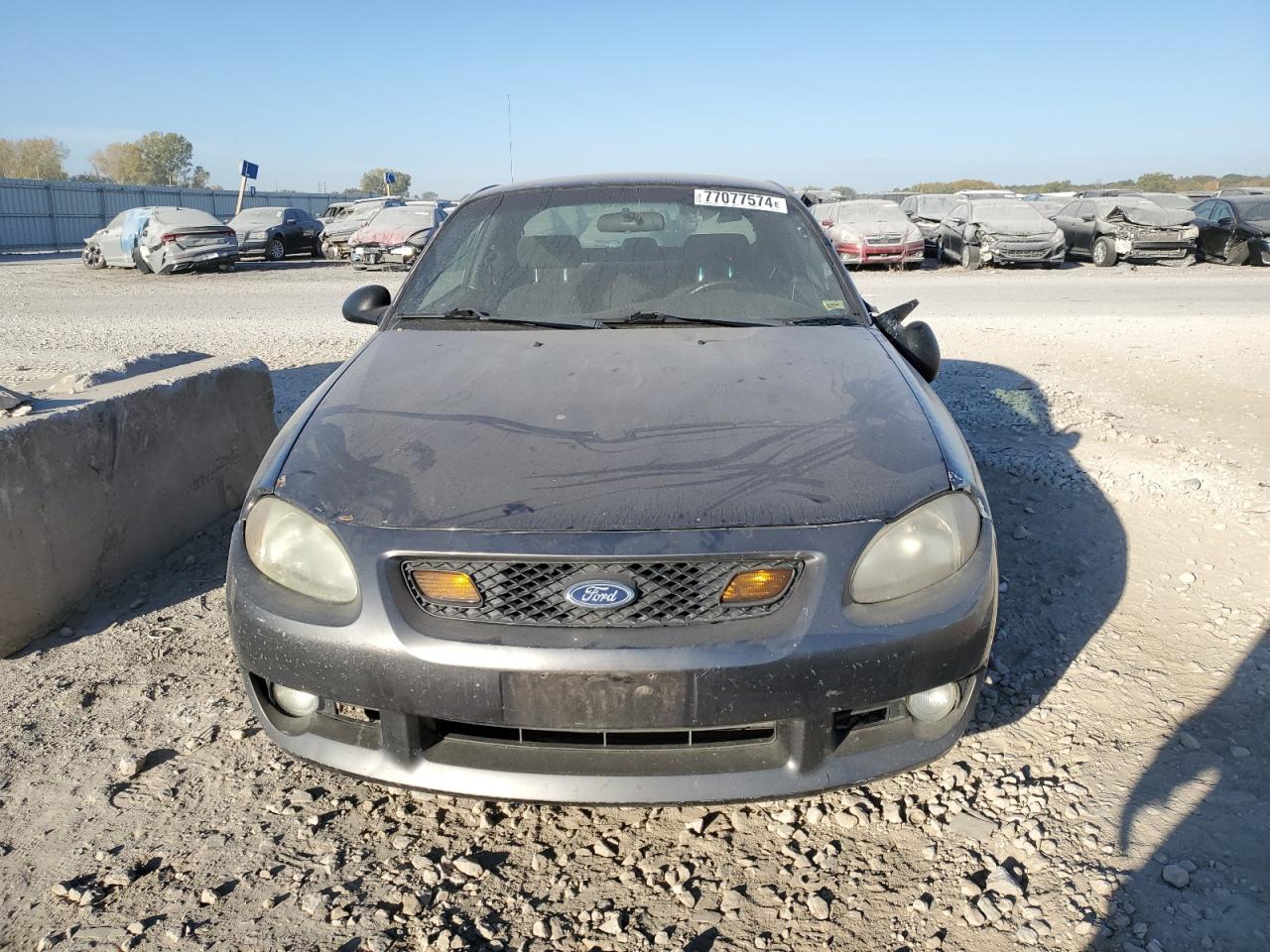 2003 Ford Escort Zx2 Gray vin: 3FAFP11383R158875