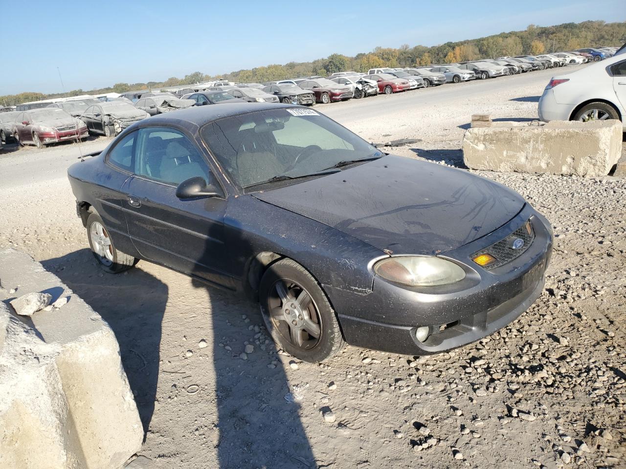 2003 Ford Escort Zx2 Gray vin: 3FAFP11383R158875