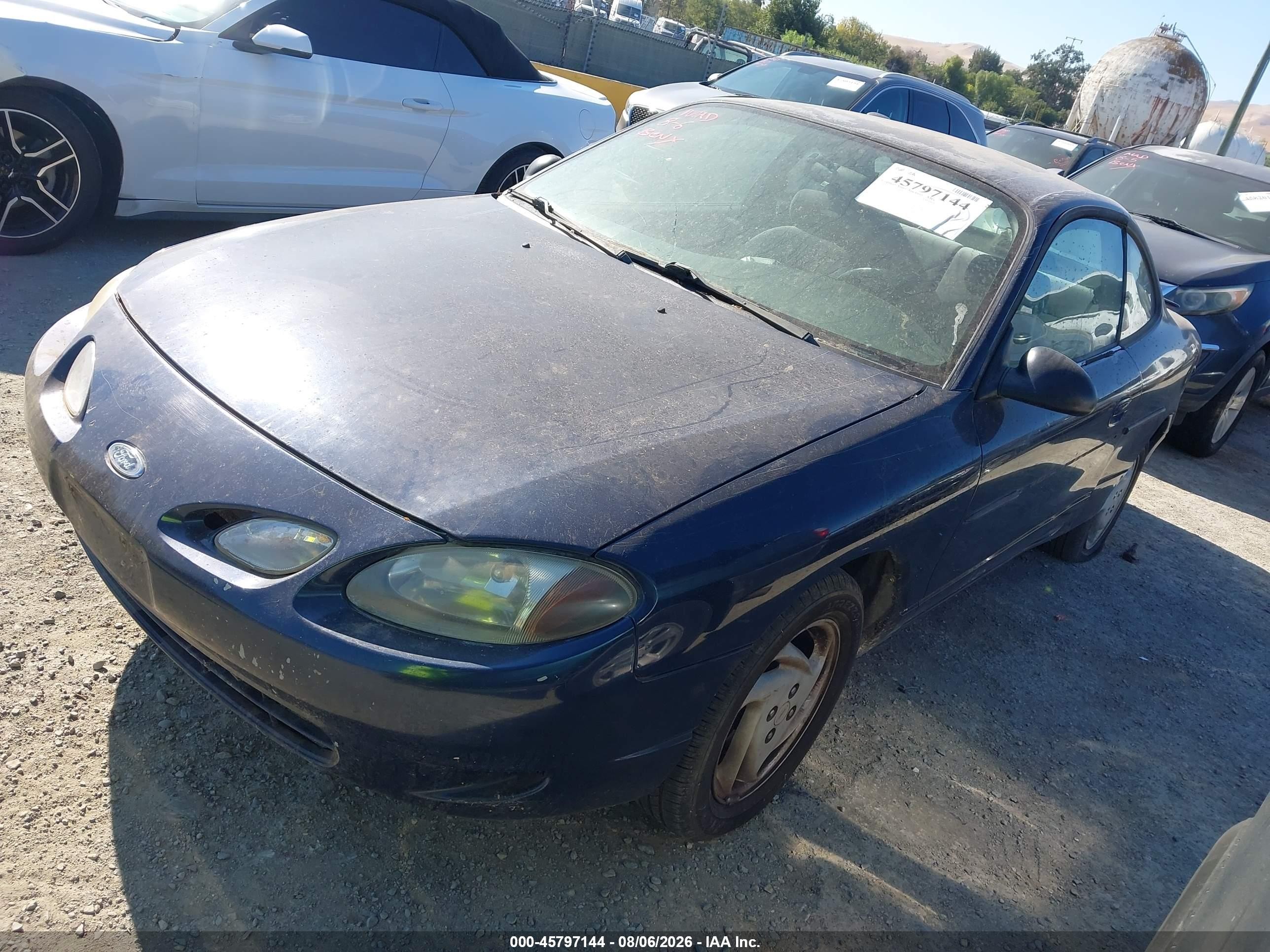 2001 Ford Escort Zx2 Blue vin: 3FAFP11391R189100