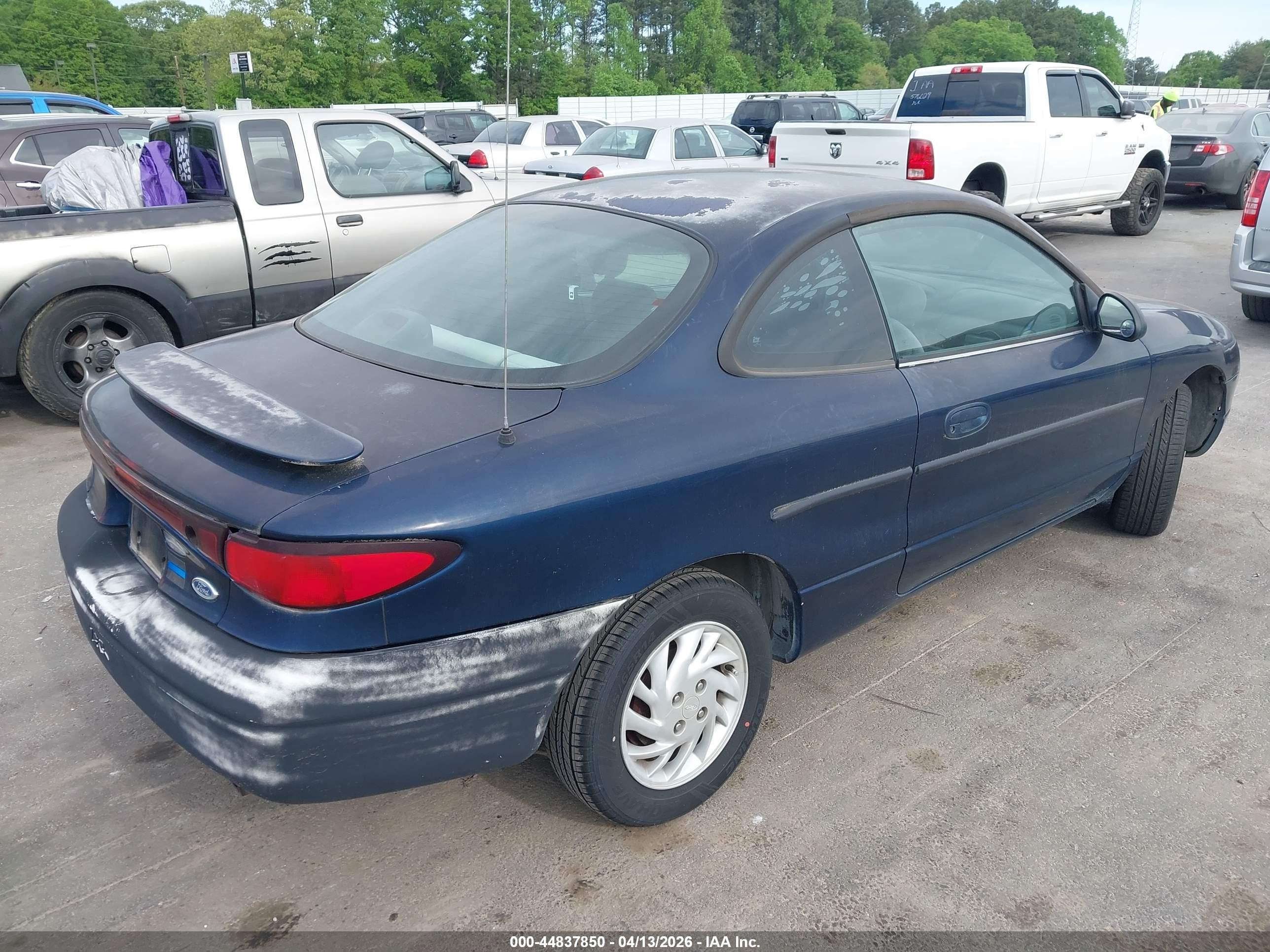 2001 Ford Escort Zx2 Blue vin: 3FAFP11391R206882