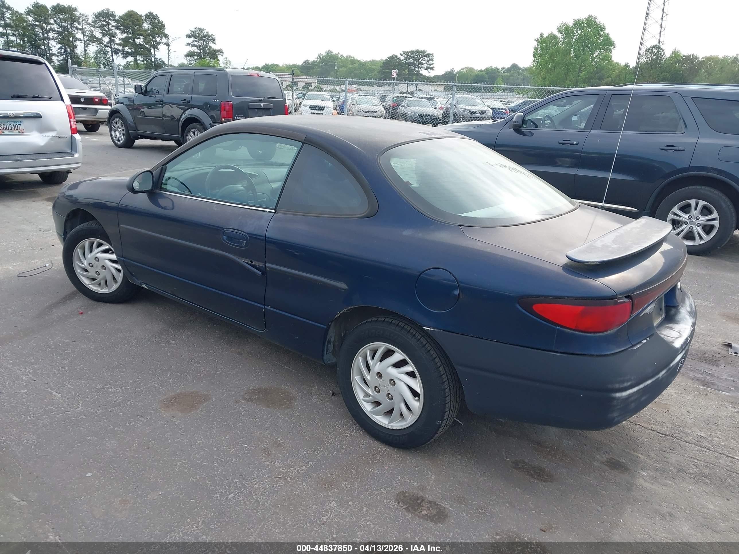 2001 Ford Escort Zx2 Blue vin: 3FAFP11391R206882