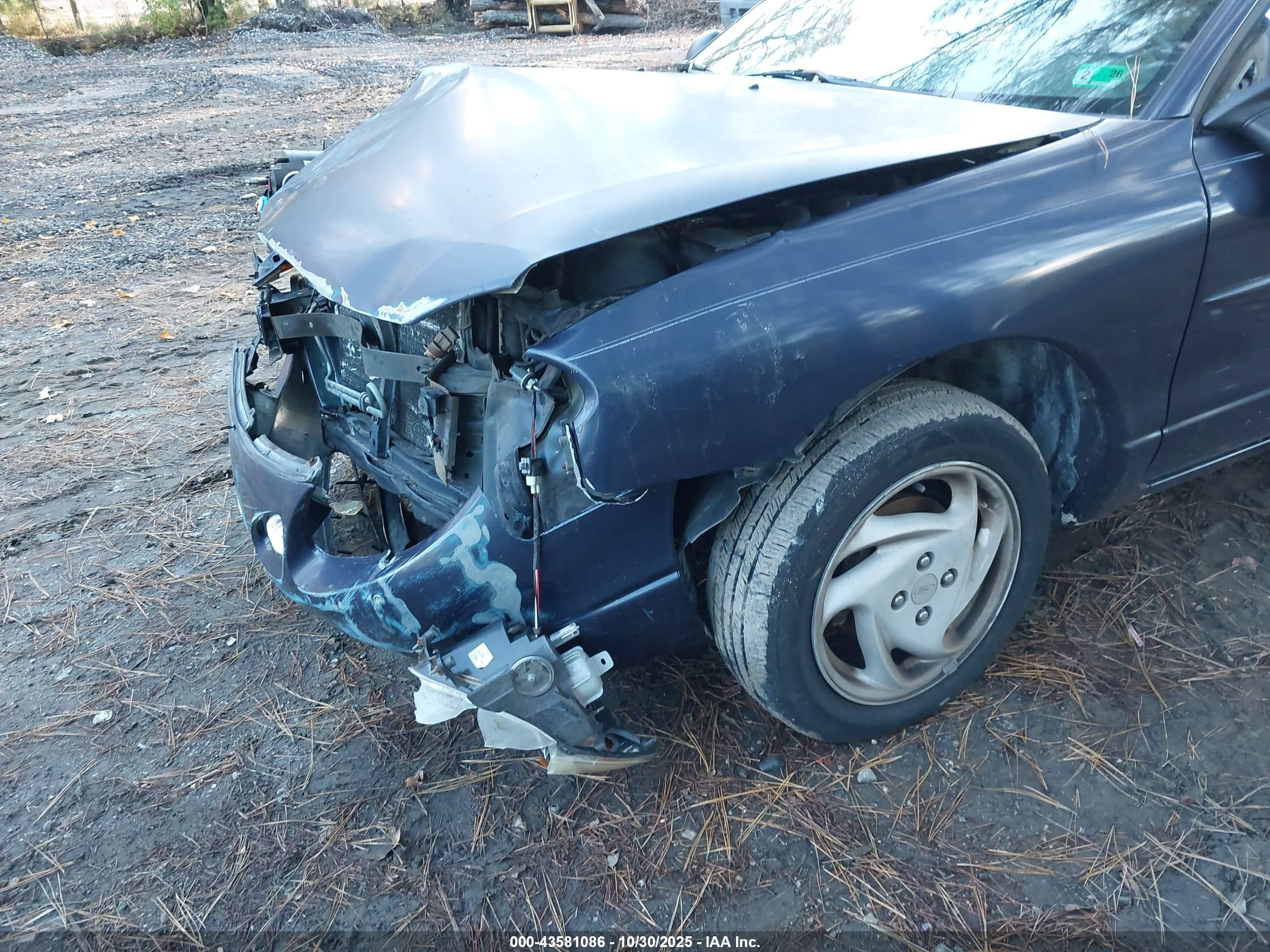 2001 Ford Escort Zx2 Blue vin: 3FAFP113X1R116608