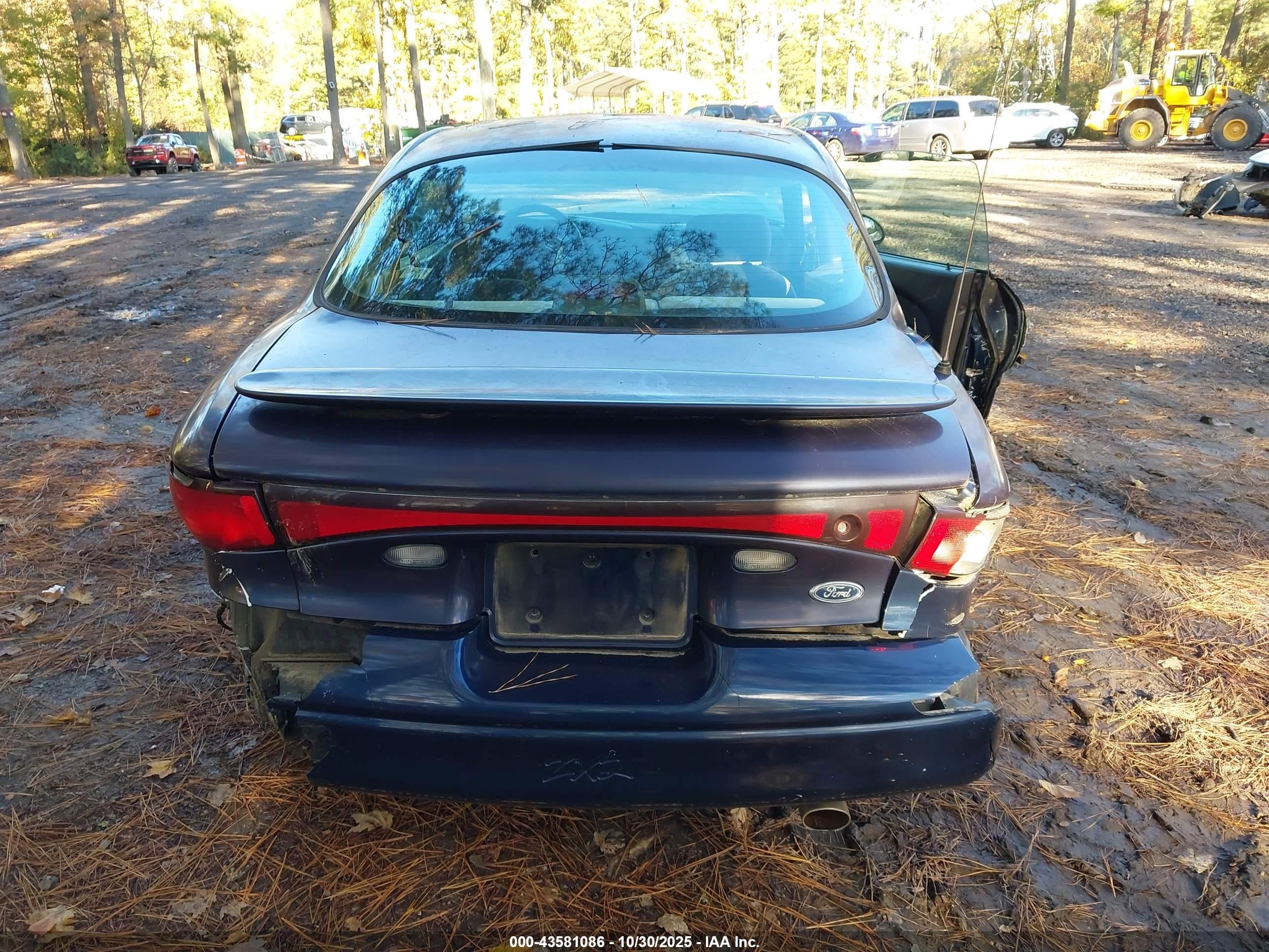 2001 Ford Escort Zx2 Blue vin: 3FAFP113X1R116608