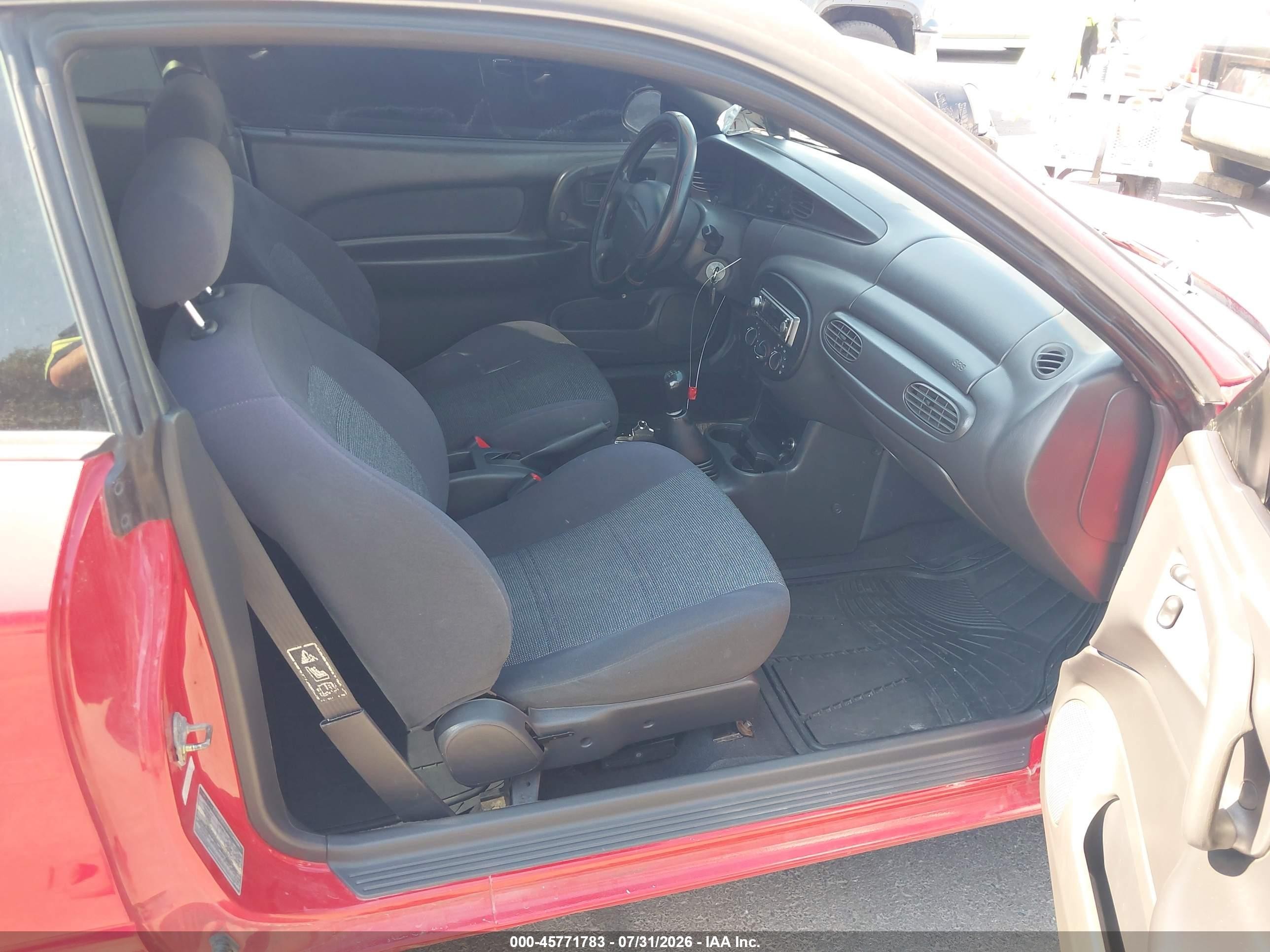 2001 Ford Escort Zx2 Red vin: 3FAFP113X1R170376
