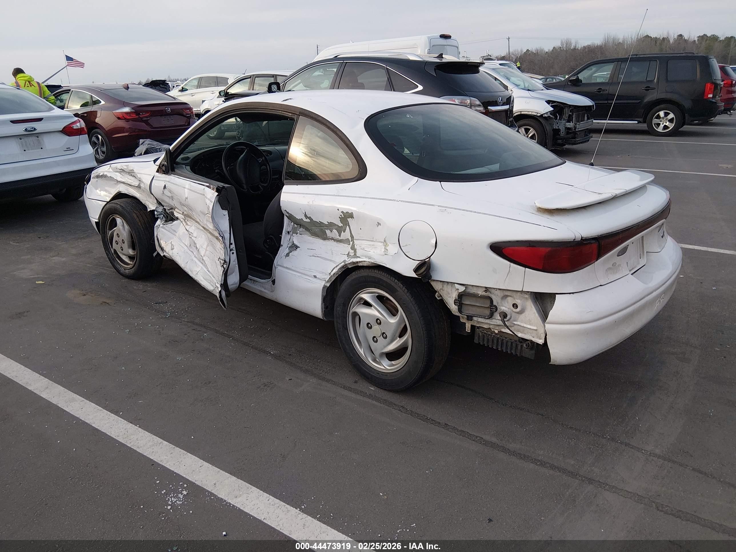 2001 Ford Escort Zx2 Белый vin: 3FAFP113X1R200203