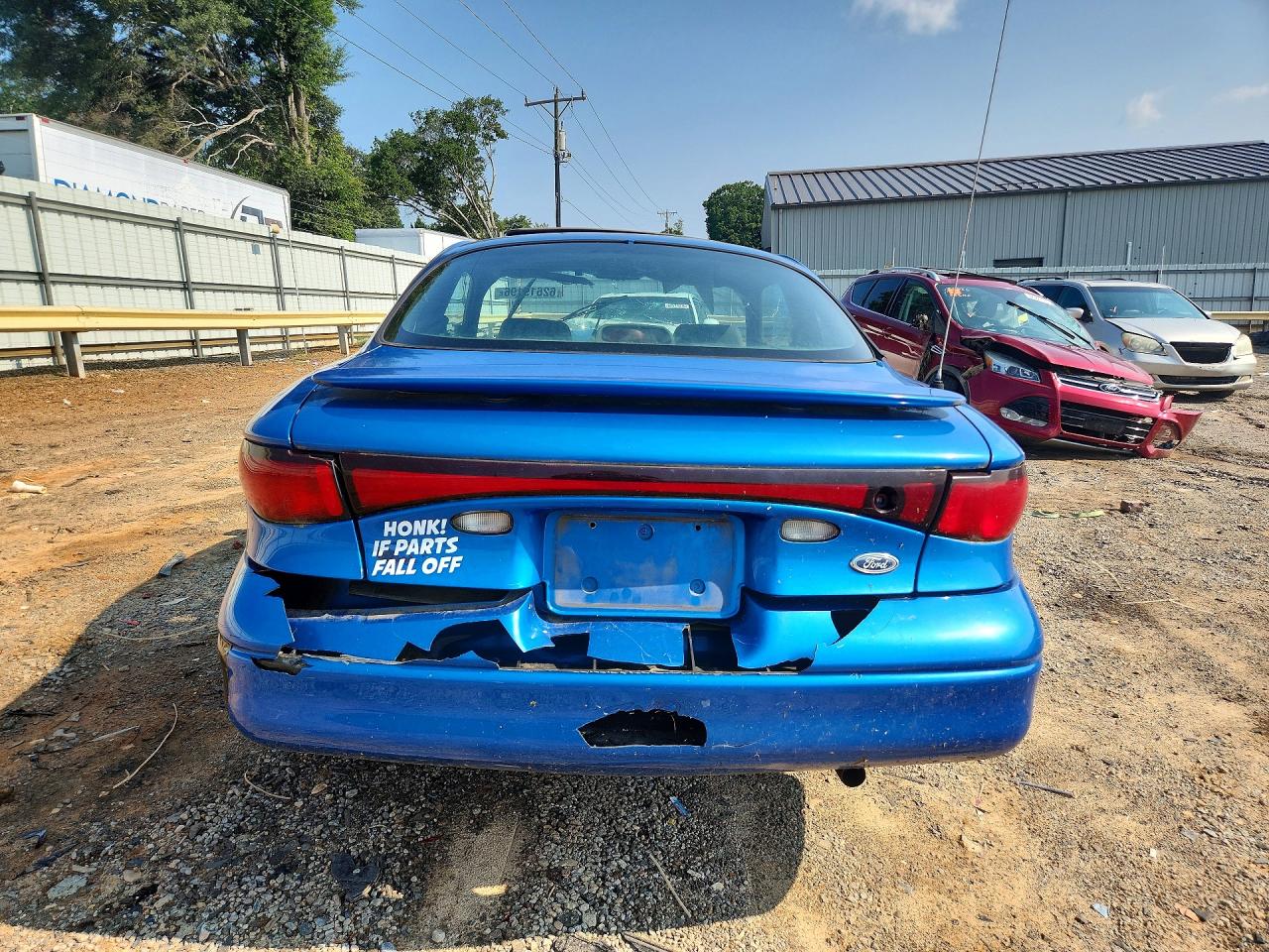 2001 Ford Escort Zx2 Blue vin: 3FAFP113X1R211153