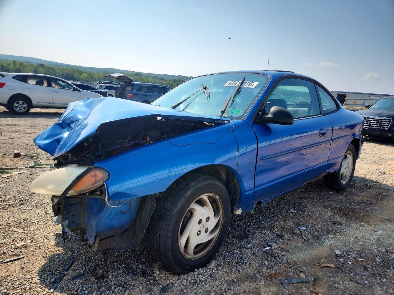 2001 Ford Escort Zx2 Blue vin: 3FAFP113X1R211153