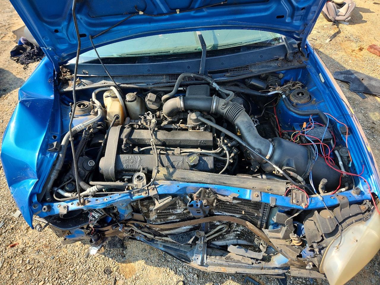 2001 Ford Escort Zx2 Blue vin: 3FAFP113X1R211153