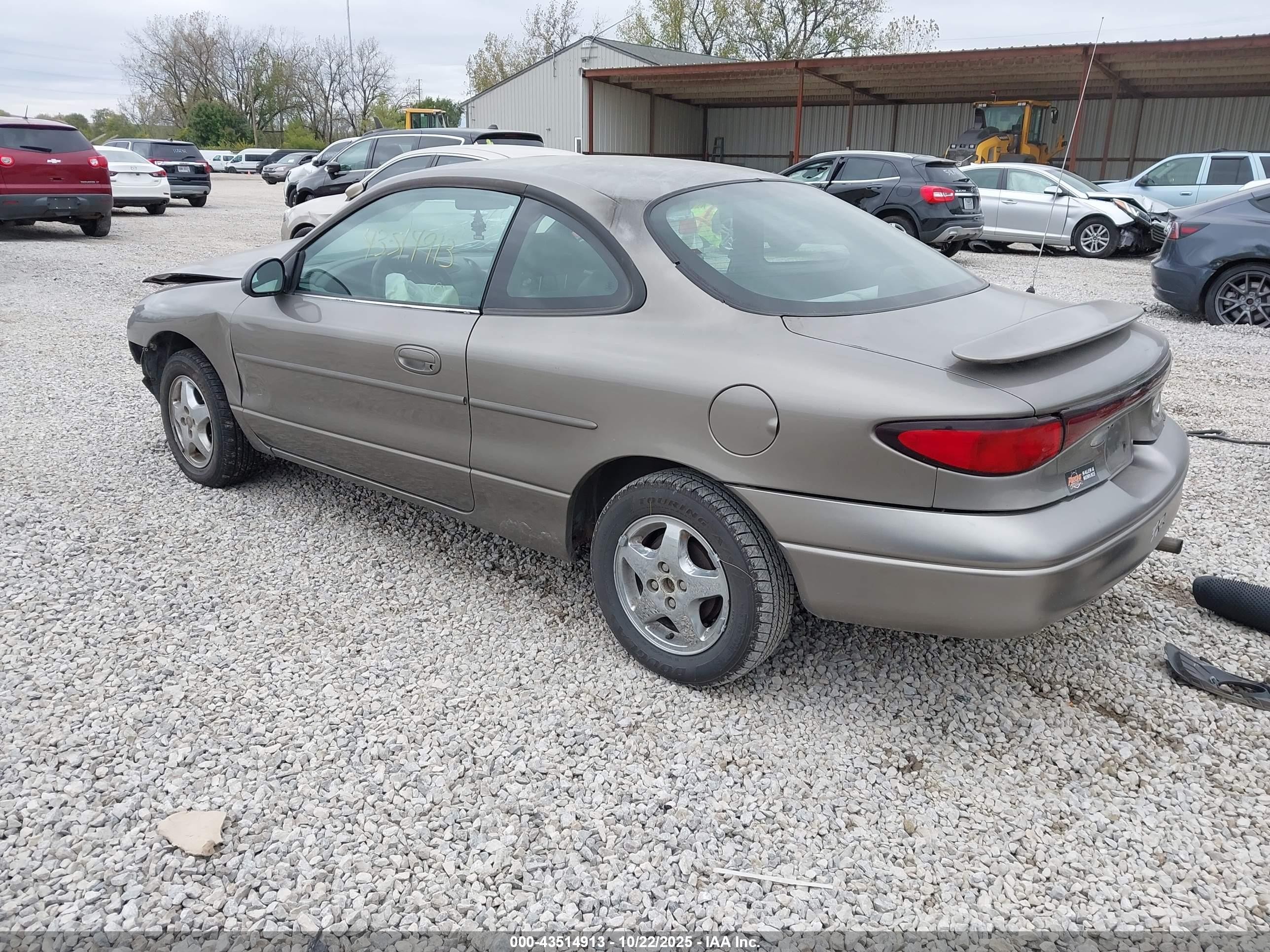 2001 Ford Escort Zx2 Brown vin: 3FAFP113X1R222251