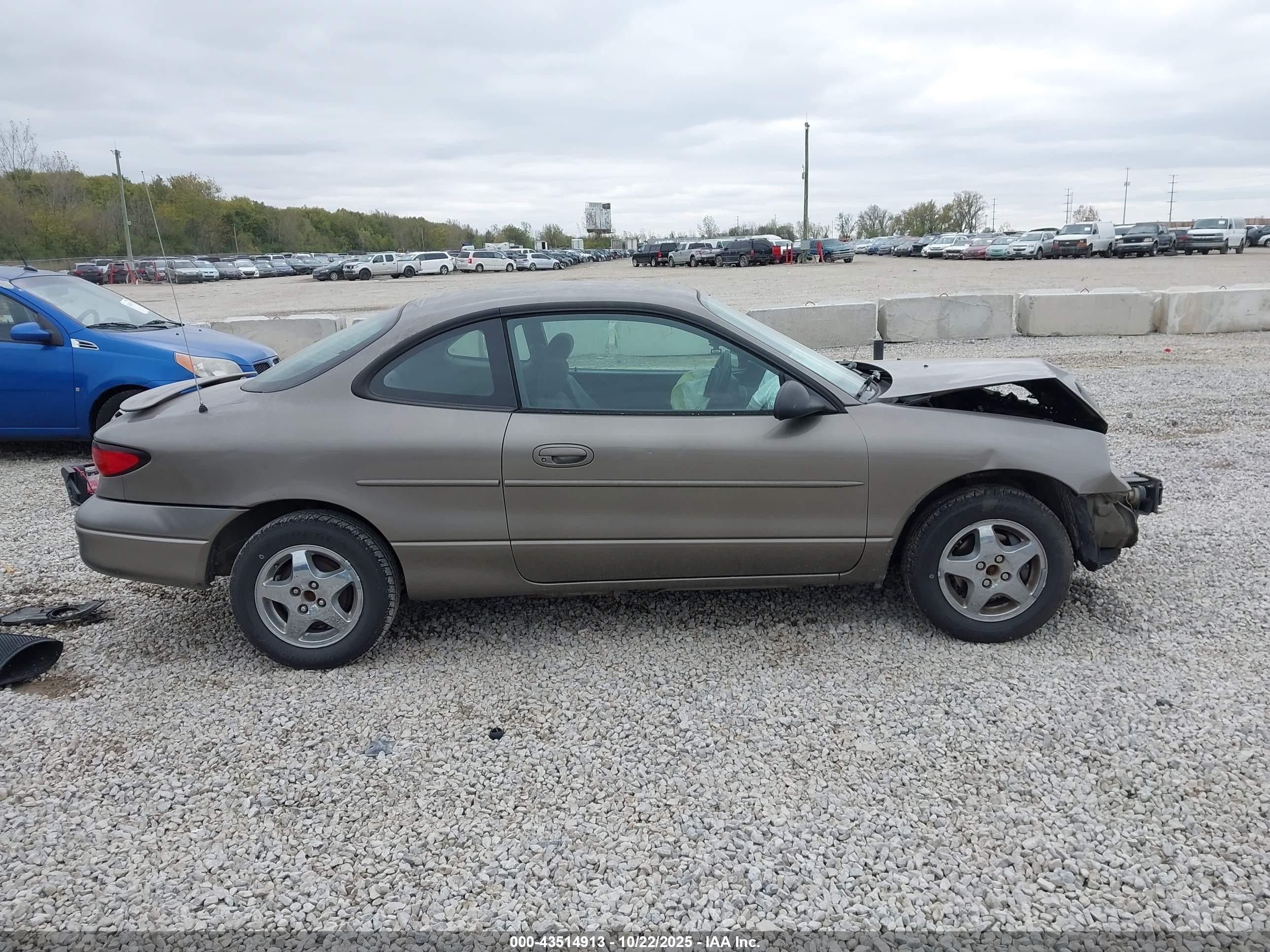 2001 Ford Escort Zx2 Brown vin: 3FAFP113X1R222251