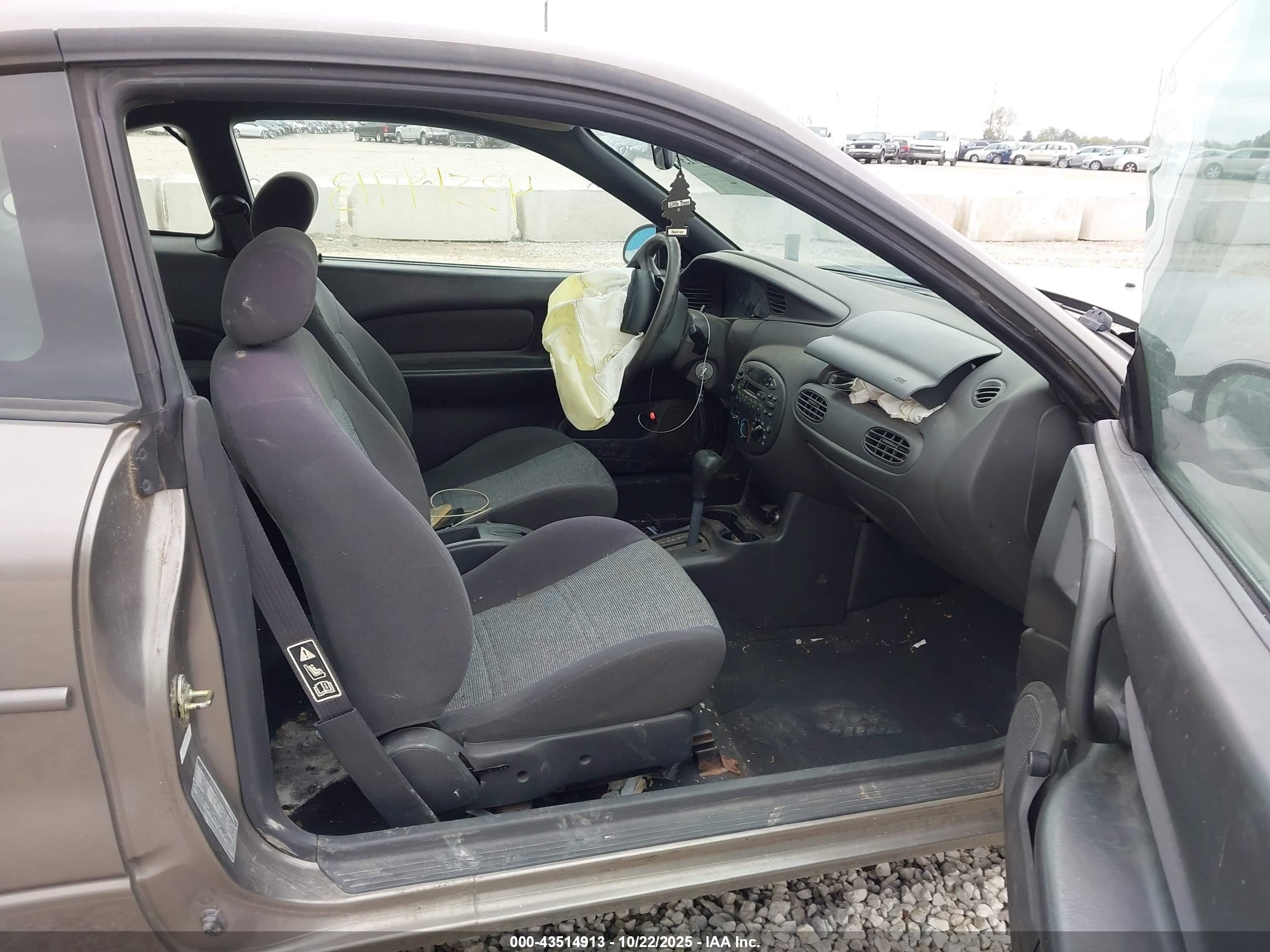 2001 Ford Escort Zx2 Brown vin: 3FAFP113X1R222251