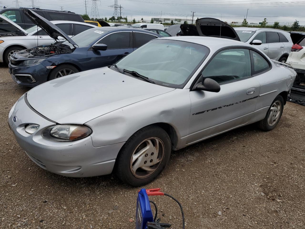 2001 Ford Escort Zx2 Silver vin: 3FAFP113X1R225831