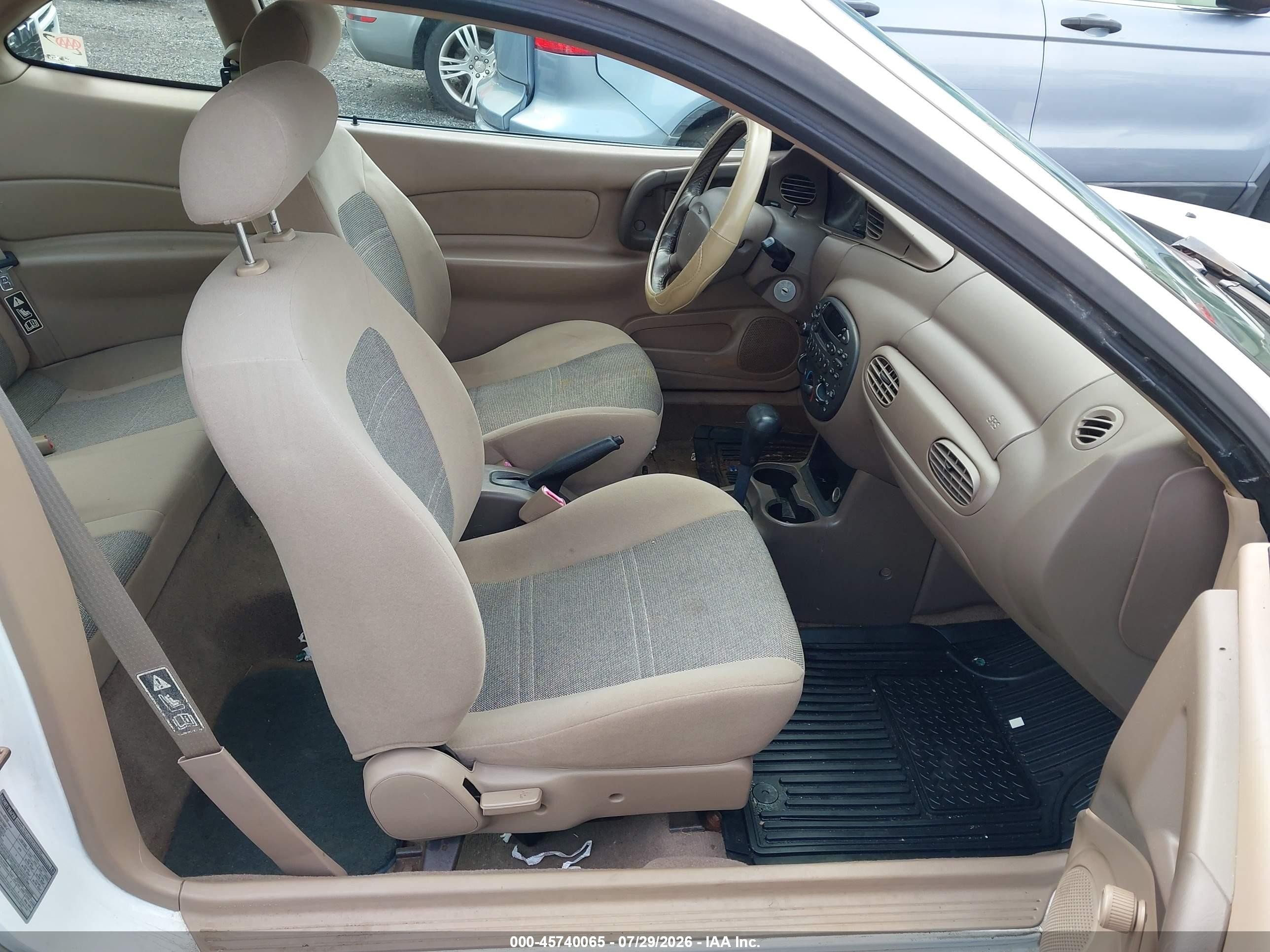 2002 Ford Escort Zx2 Deluxe/zx2 Premium/zx2 Standard Белый vin: 3FAFP113X2R150601
