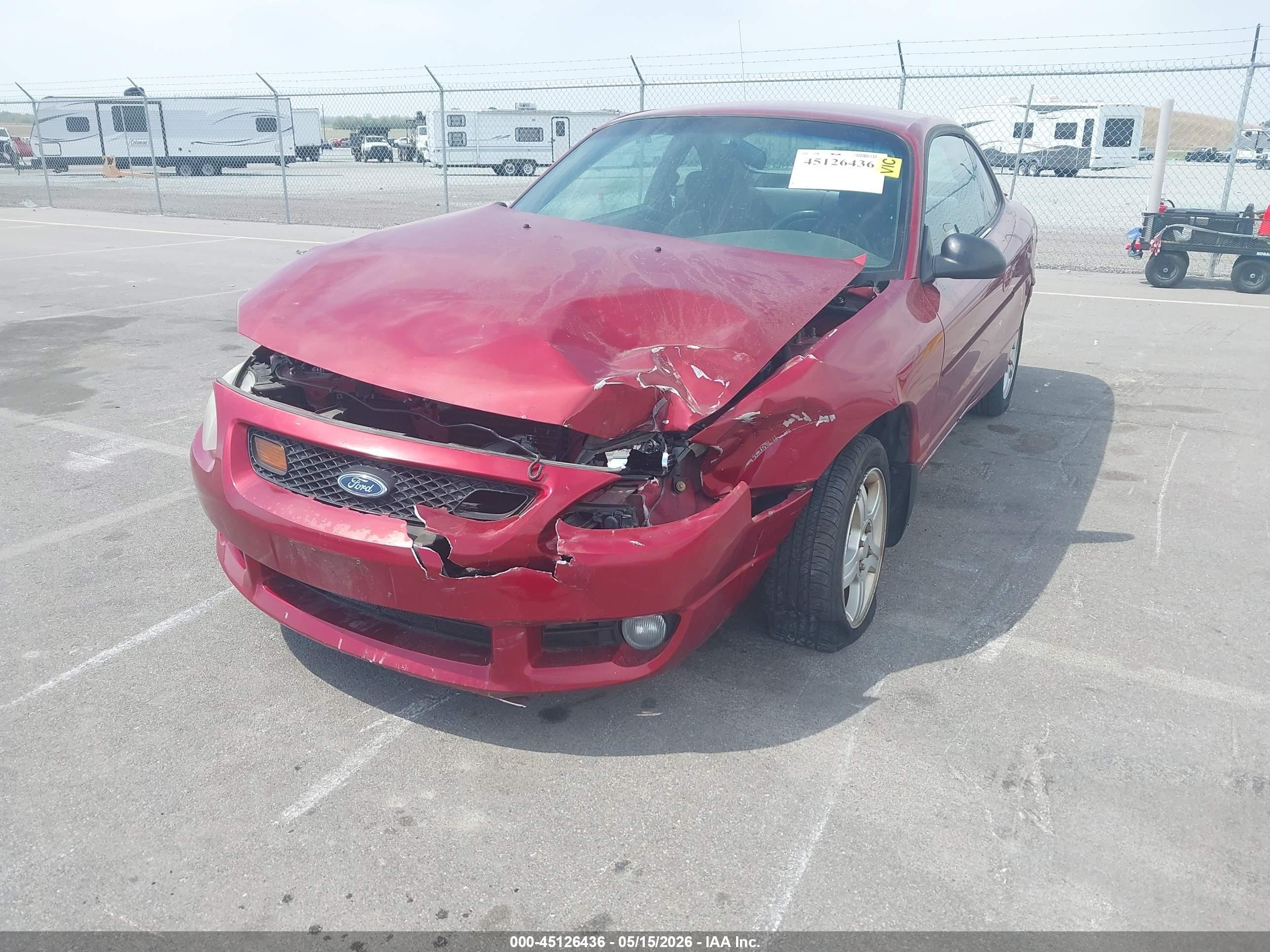 2003 Ford Zx2   Red vin: 3FAFP113X3R146629