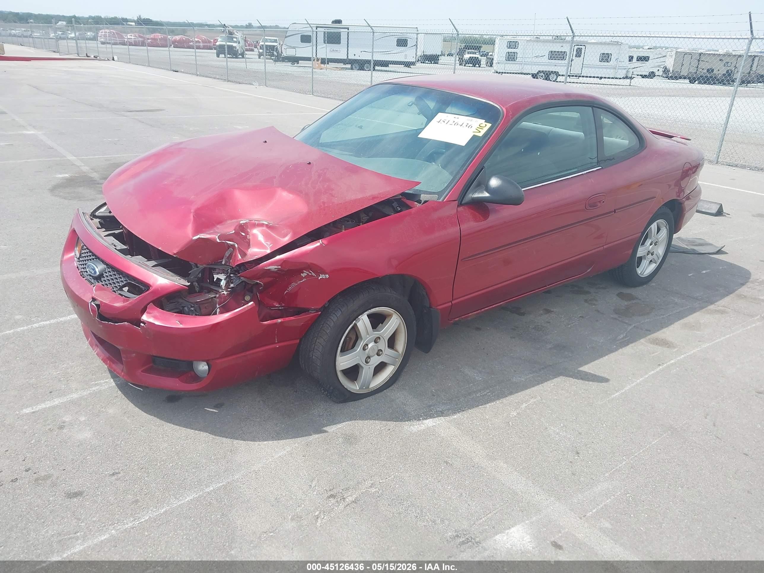 2003 Ford Zx2   Red vin: 3FAFP113X3R146629