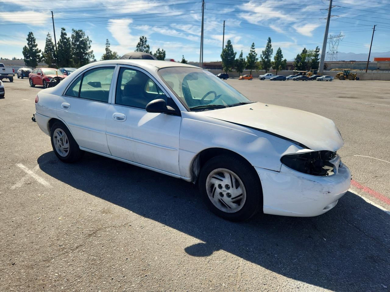 2002 Ford Escort White vin: 3FAFP13P02R209137