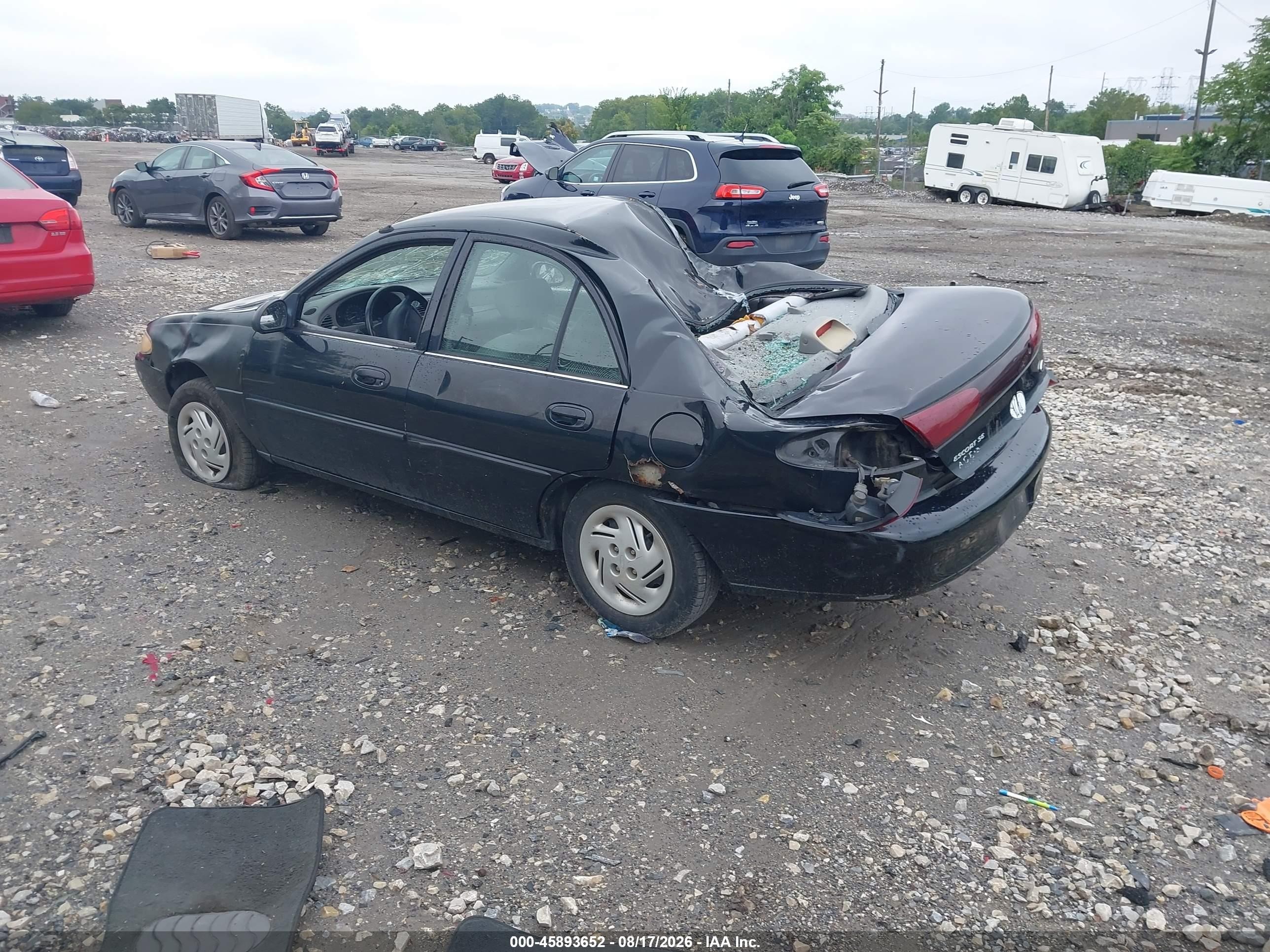 2002 Ford Escort Fleet Premium/fleet Standard Black vin: 3FAFP13P22R121562