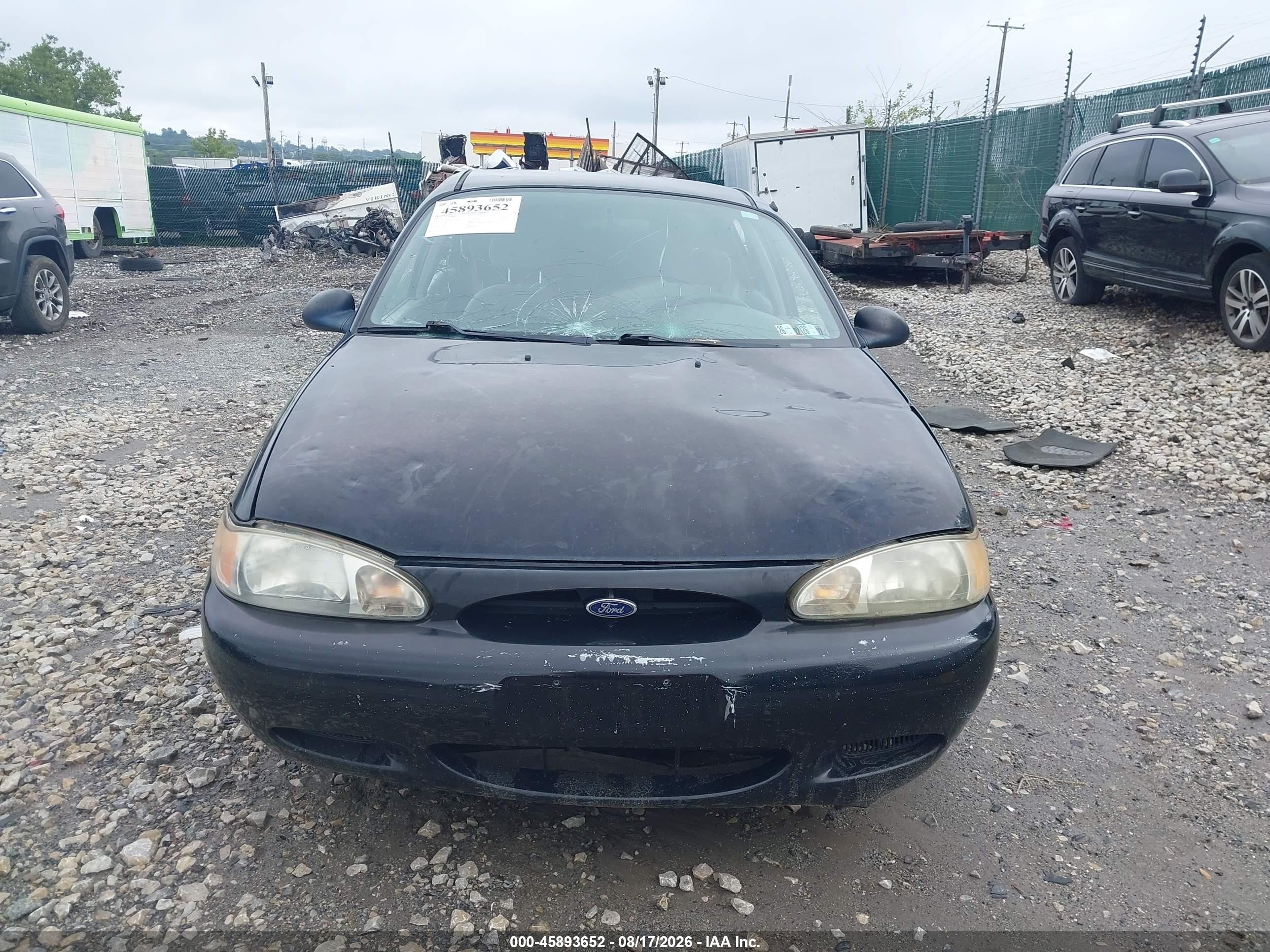 2002 Ford Escort Fleet Premium/fleet Standard Black vin: 3FAFP13P22R121562