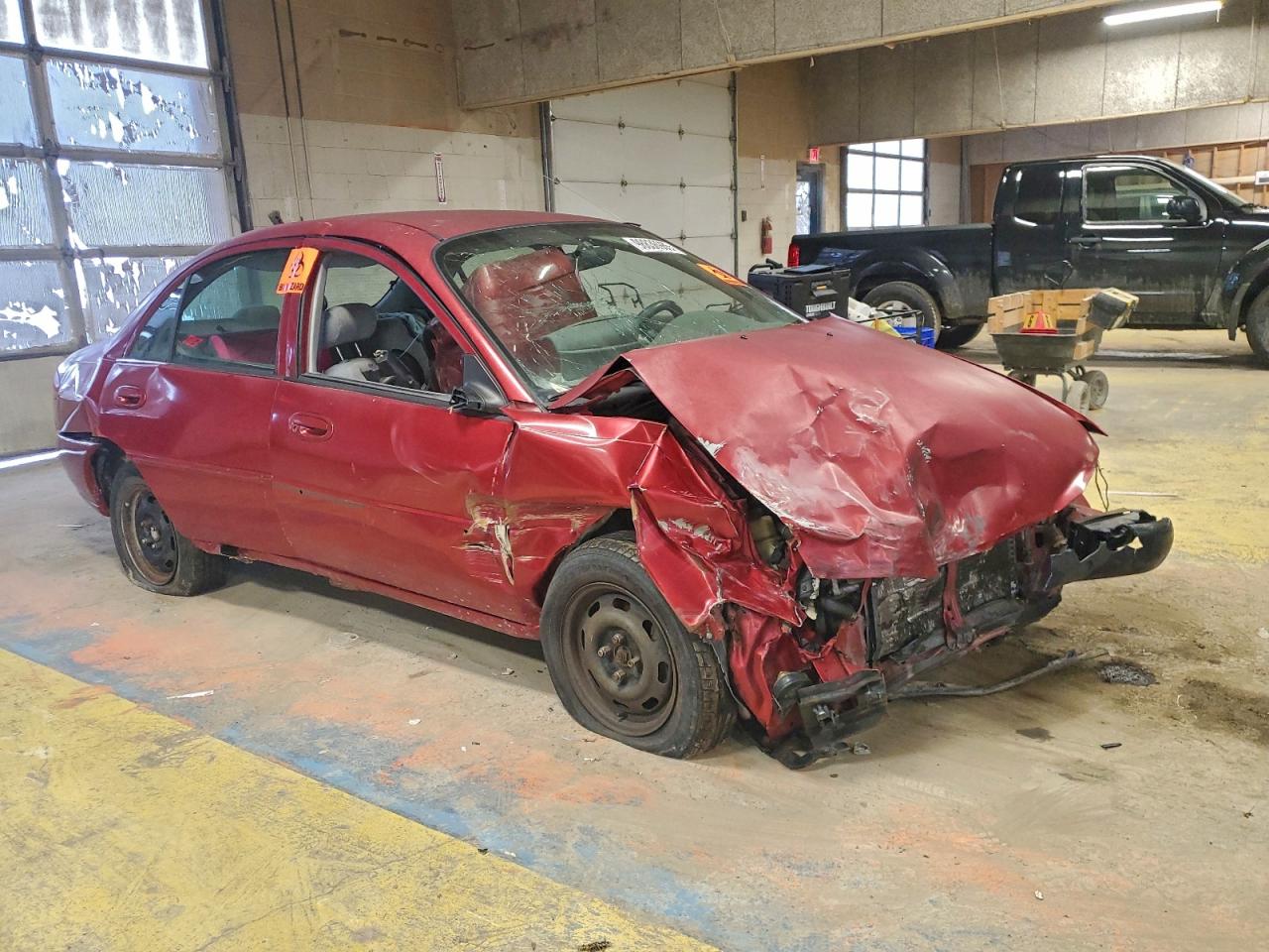 2000 Ford Escort Red vin: 3FAFP13PXYR259178