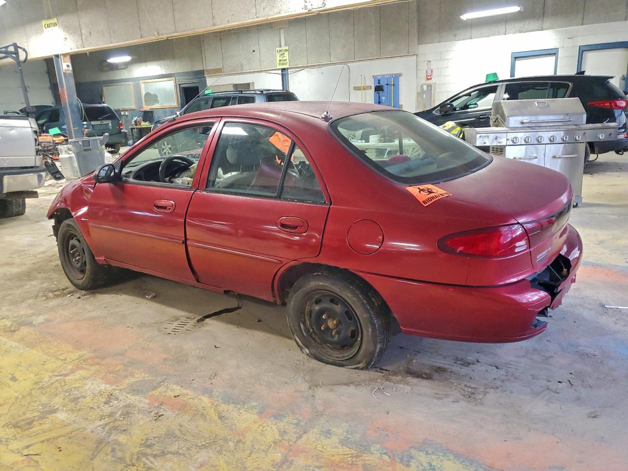 2000 Ford Escort Red vin: 3FAFP13PXYR259178